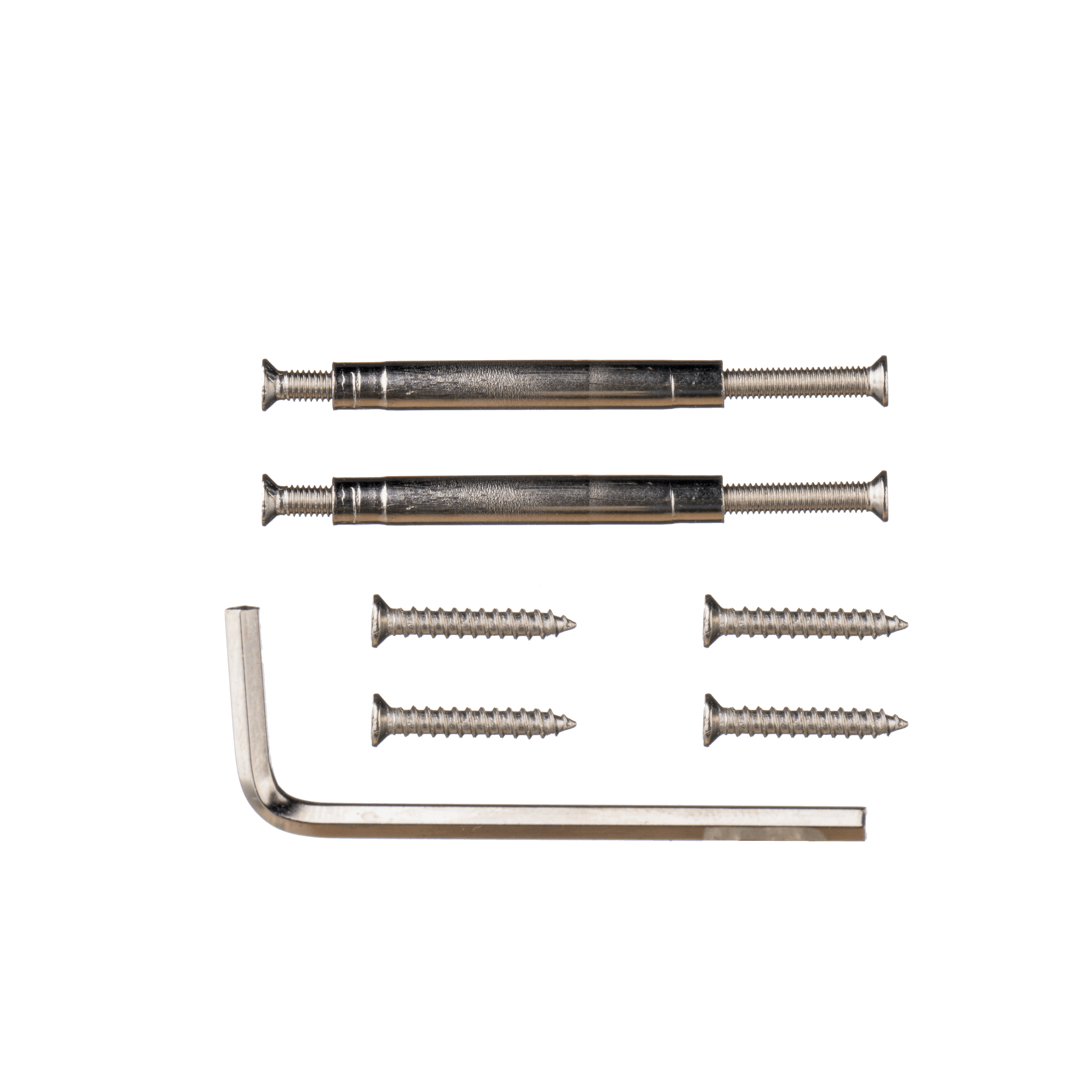 Complete Anzio sleutelrozetset gun metal inclusief schroeven en bevestigingsmateriaal voor snelle montage