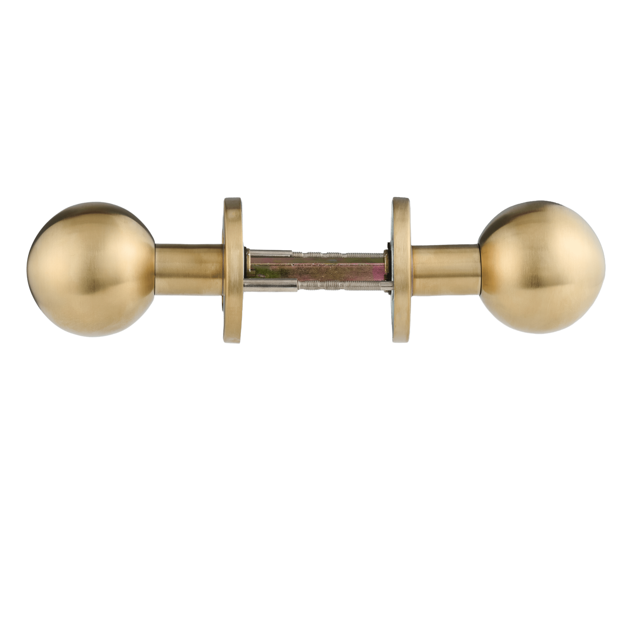 Draaibare, geveerde, gouden binnendeurknop van Ostiumhome