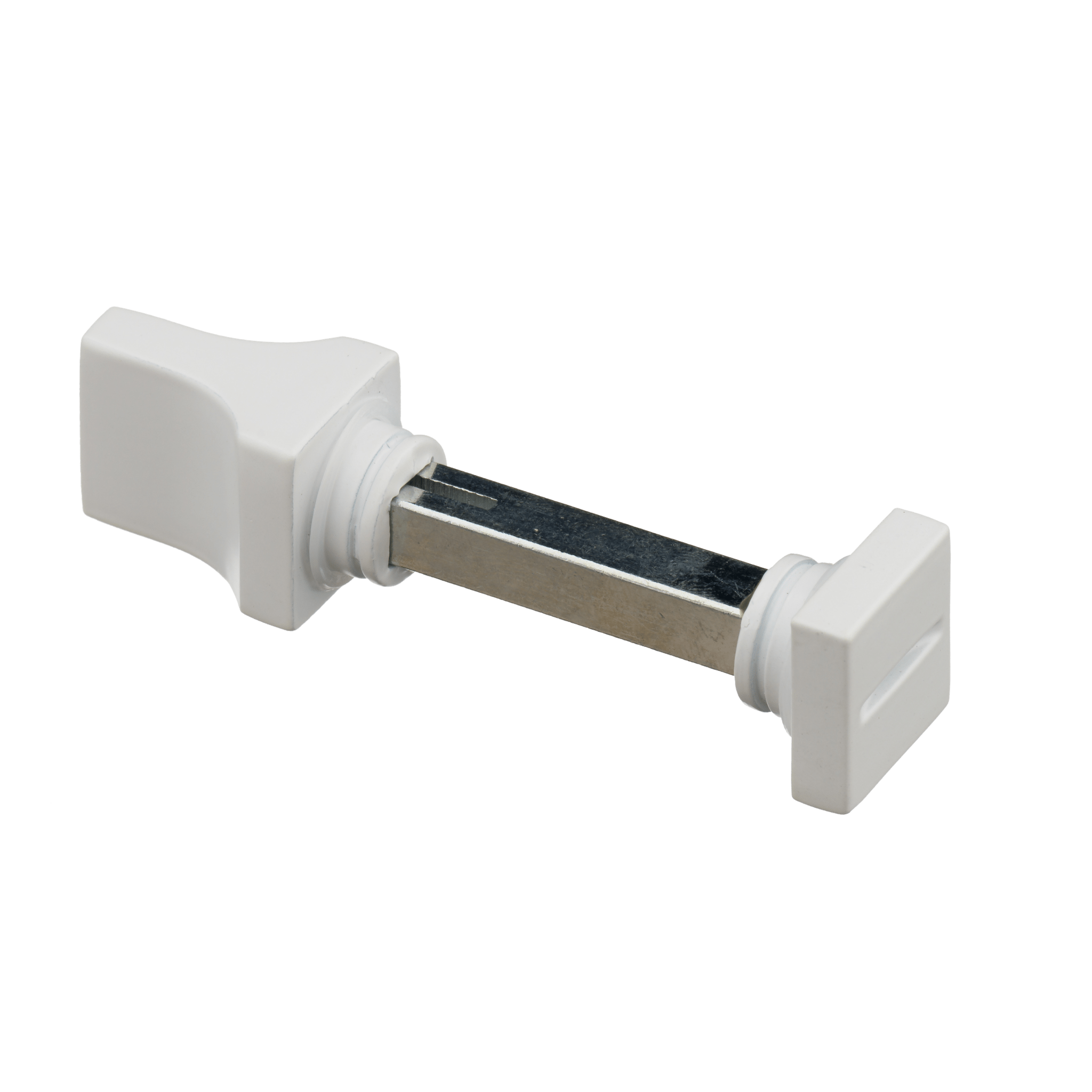Lorto WC-deurklink wit voorzien van robuuste 8 mm deurstift voor stabiele montage