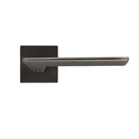 Nestro - Quincaillerie de porte de luxe Gun Metal - poignée de porte