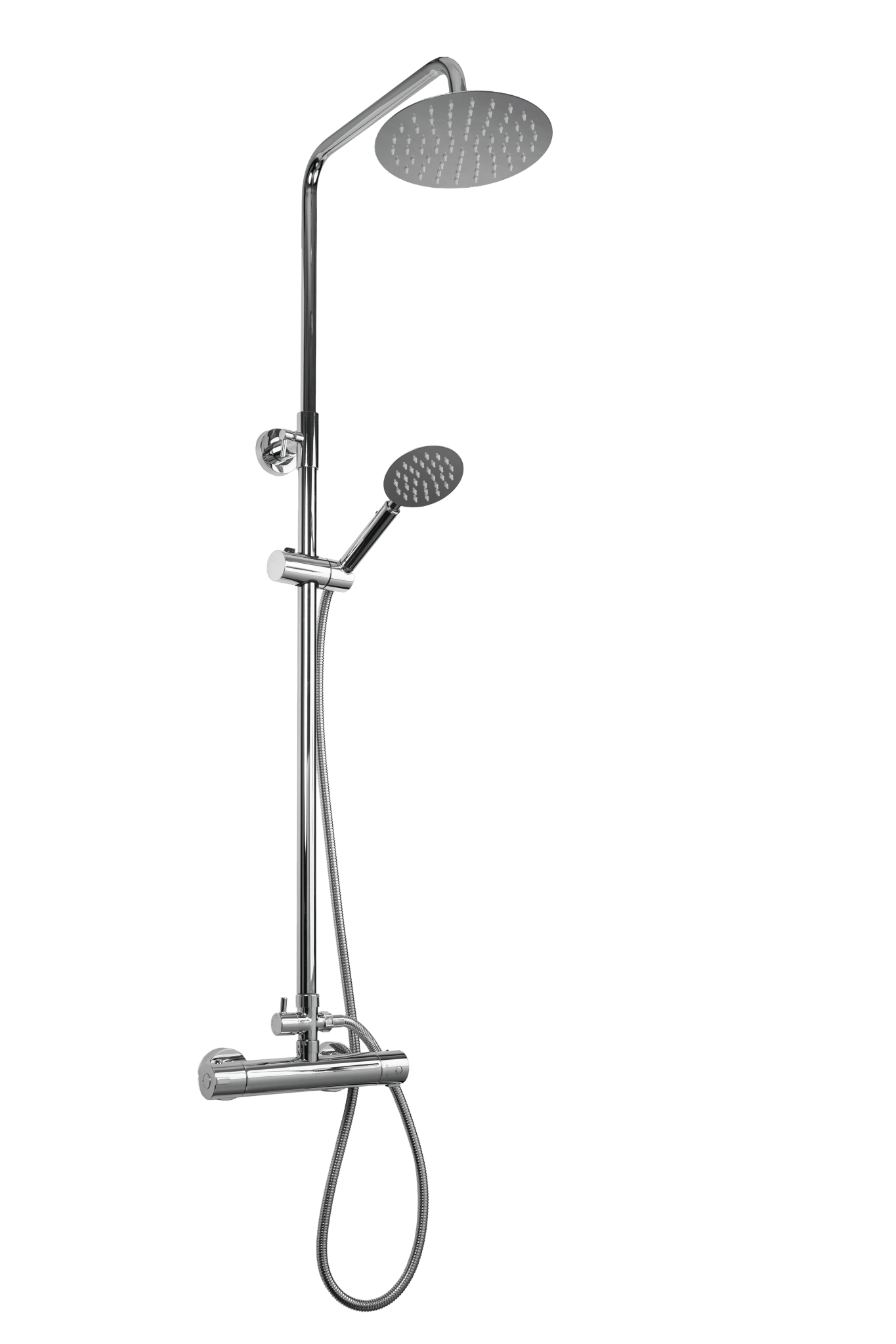 Orvi - Duschset Chrome - Rund