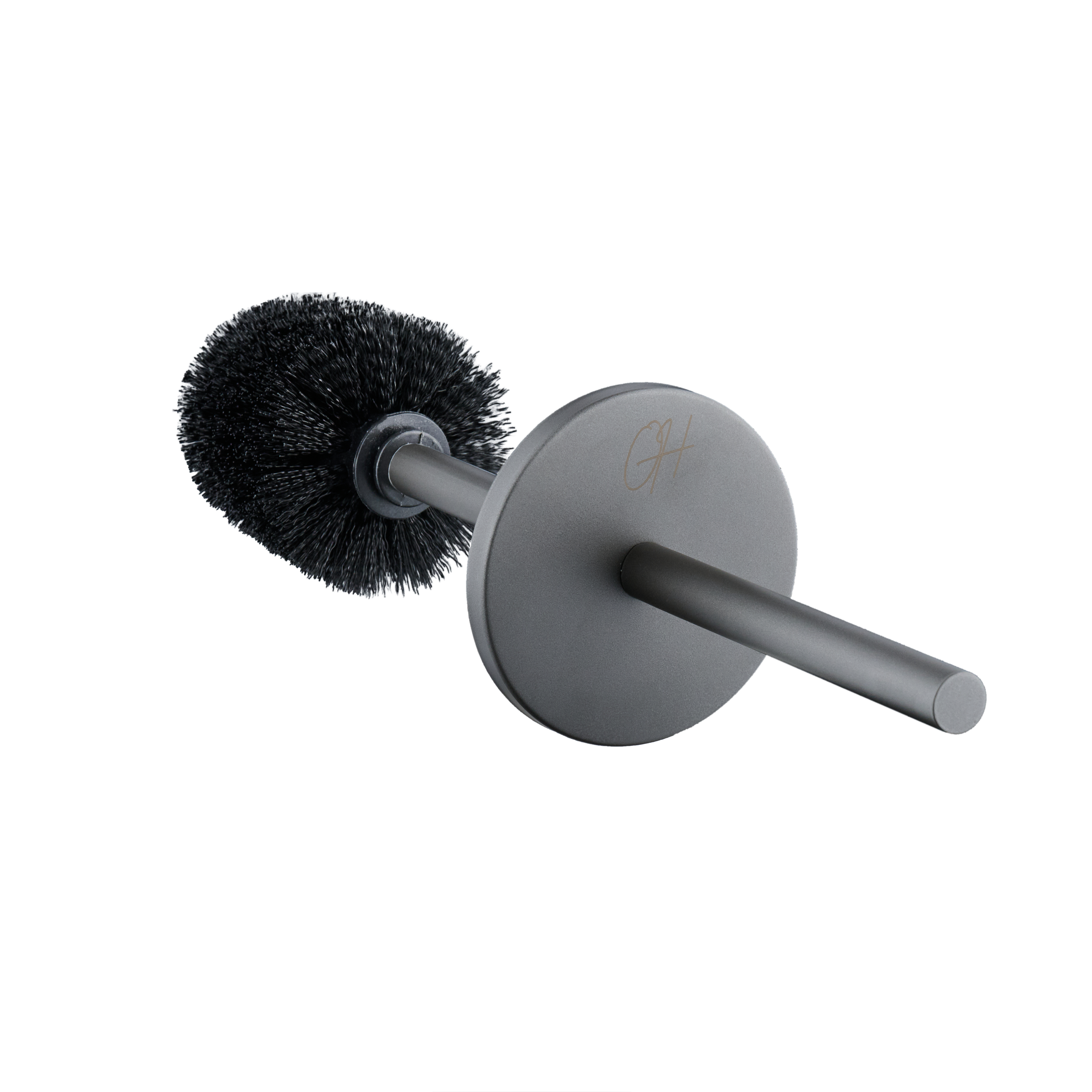 Losse toiletborstel in Gun Metal afwerking – stijlvol en robuust