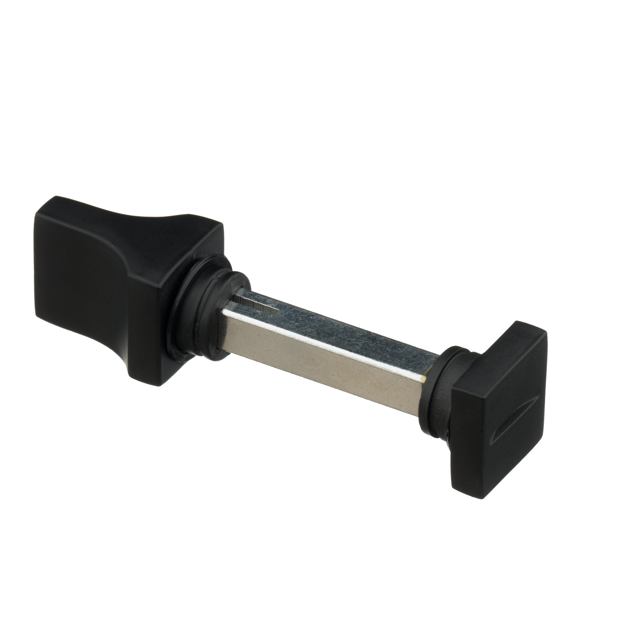 Ravello WC-slot deurklink mat zwart met robuuste 8 mm stift voor stabiele montage en soepele bediening