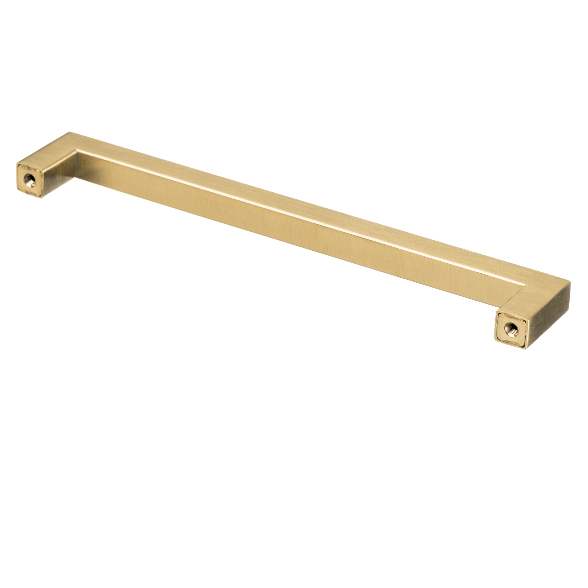 Robuuste mat gouden handgreep 192/204 mm met krasbestendige poedercoating, sterk en duurzaam voor intensief dagelijks gebruik