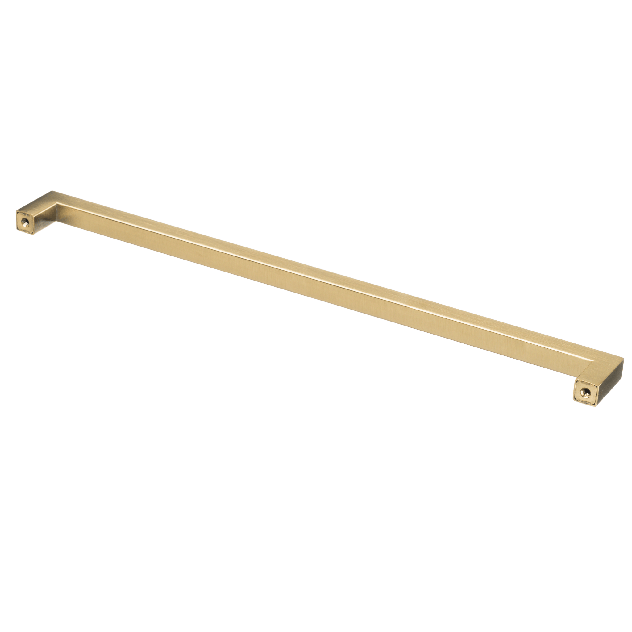 Stevige mat gouden handgreep 320 mm hart-op-hart, duurzame RVS-kern en krasbestendige coating voor intensief dagelijks gebruik