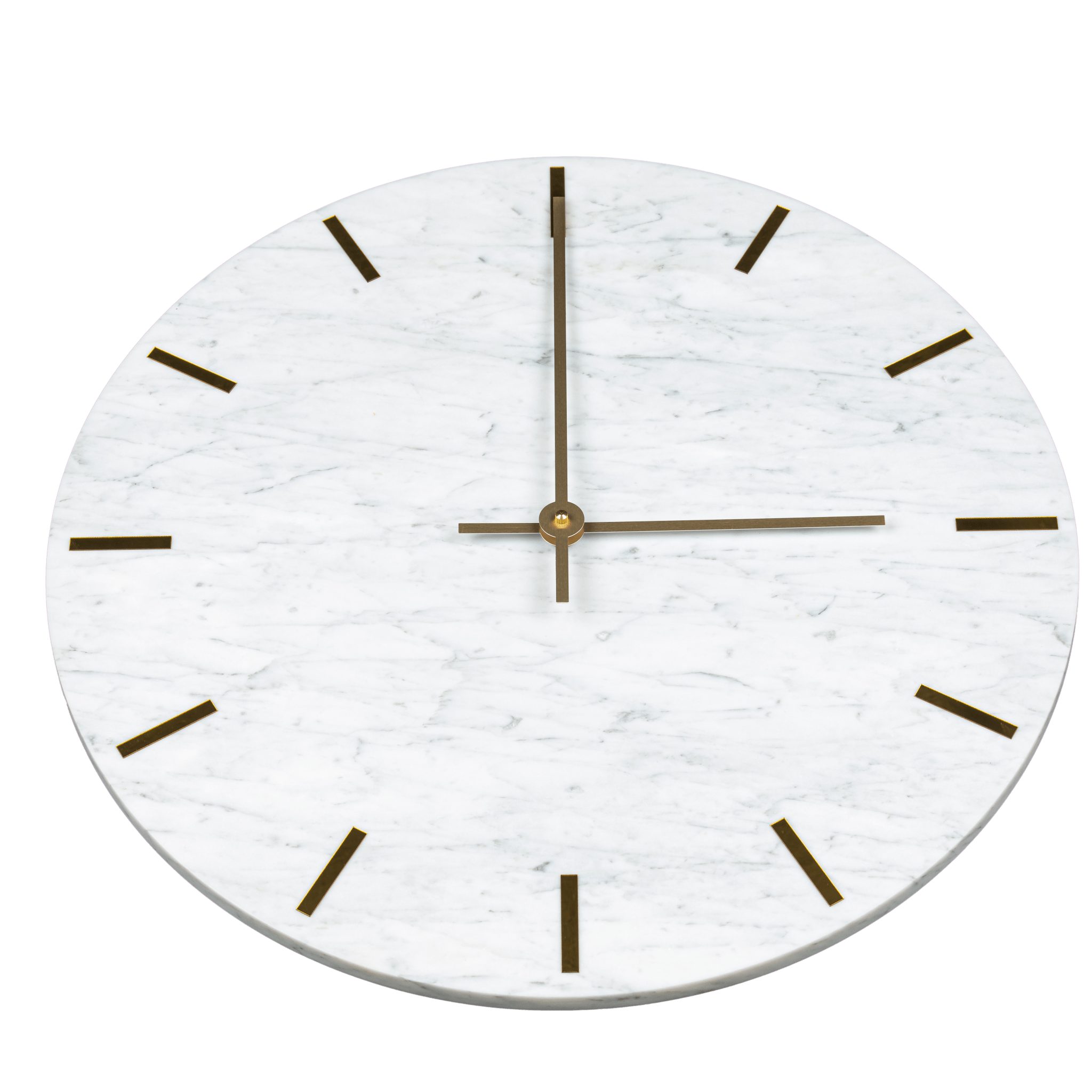 Wanduhr - Weißer Marmor