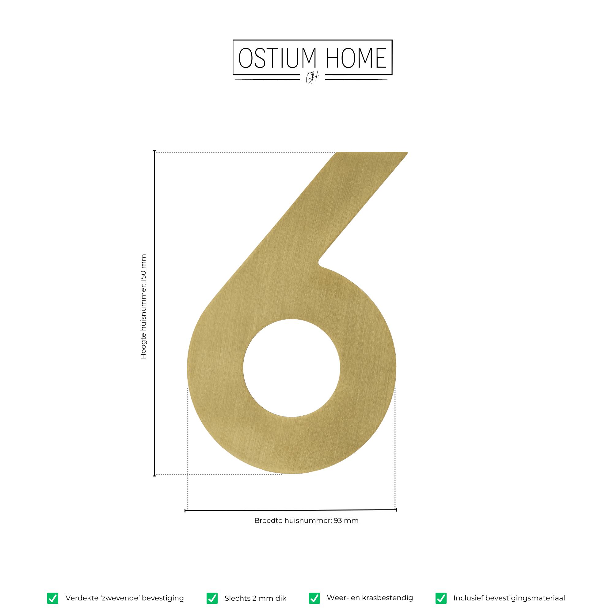 Figura - Gouden Huisnummer 6