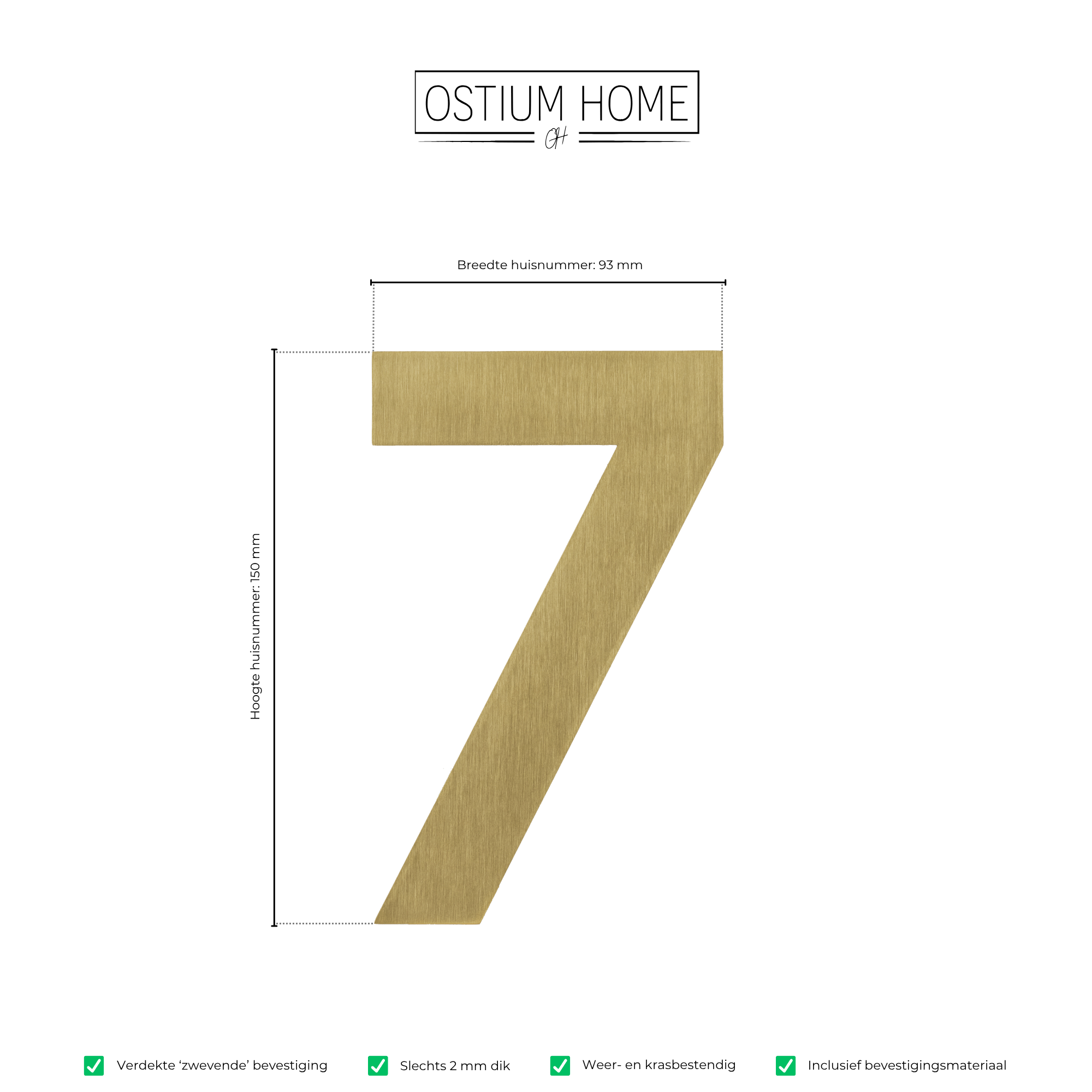 Figura - Gouden Huisnummer 7