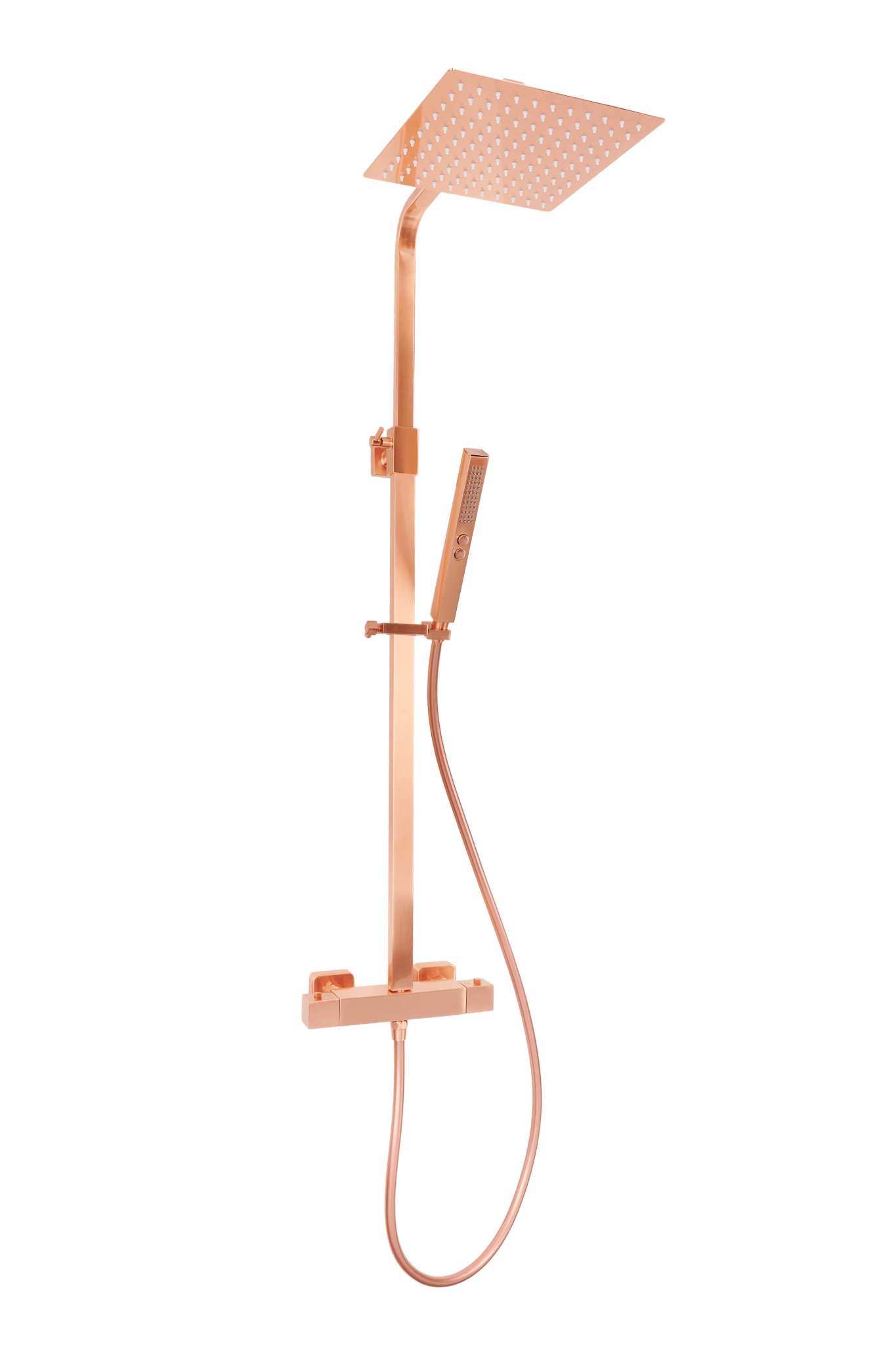 Voltri - Koperen Douche - Vierkant