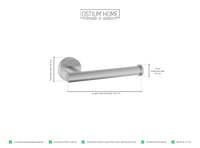 Porte-rouleau de toilette - inox