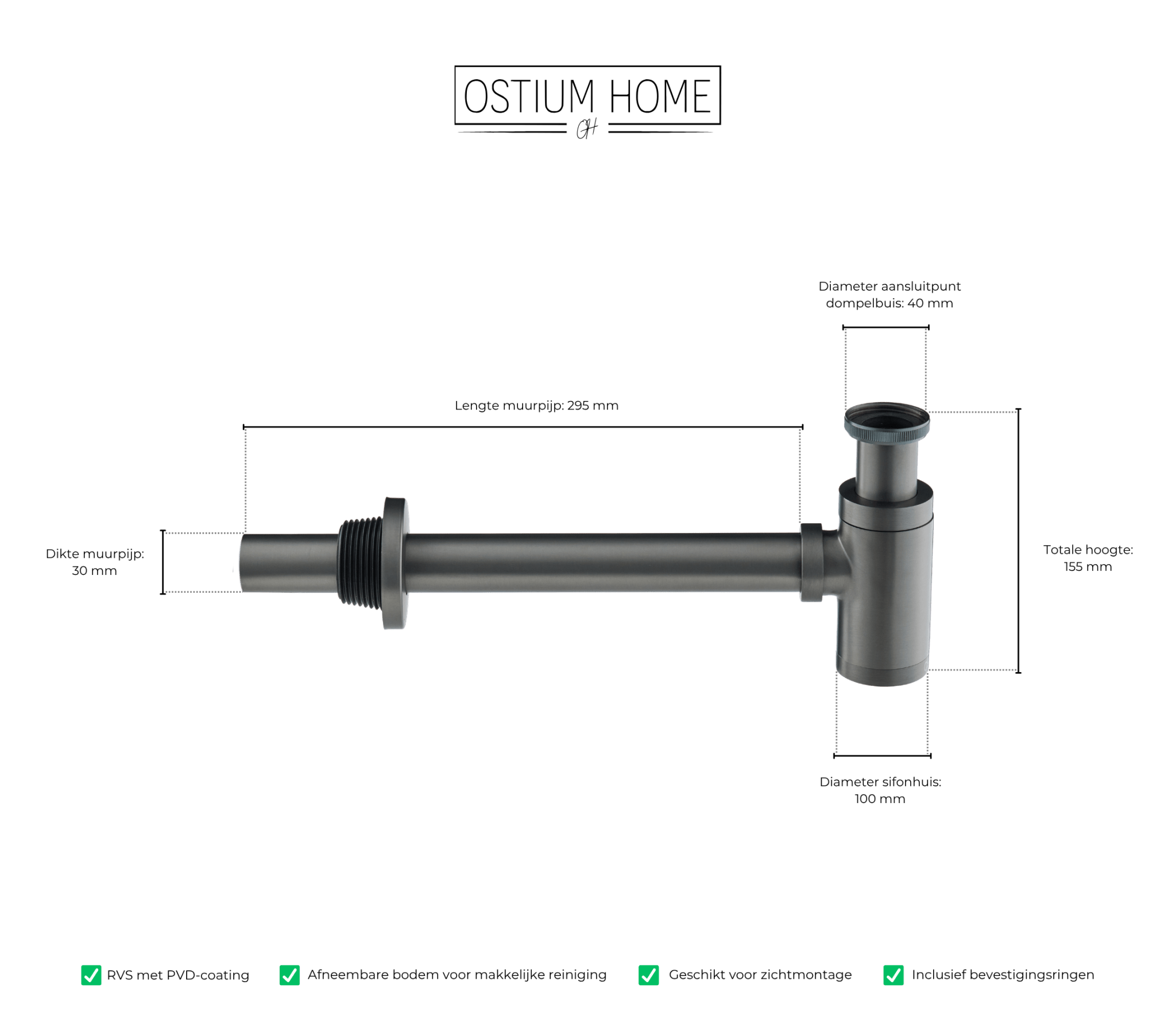Scarini - Siphon - Gun Metal