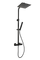 Voltri - Duschset Schwarz - Quadratisch