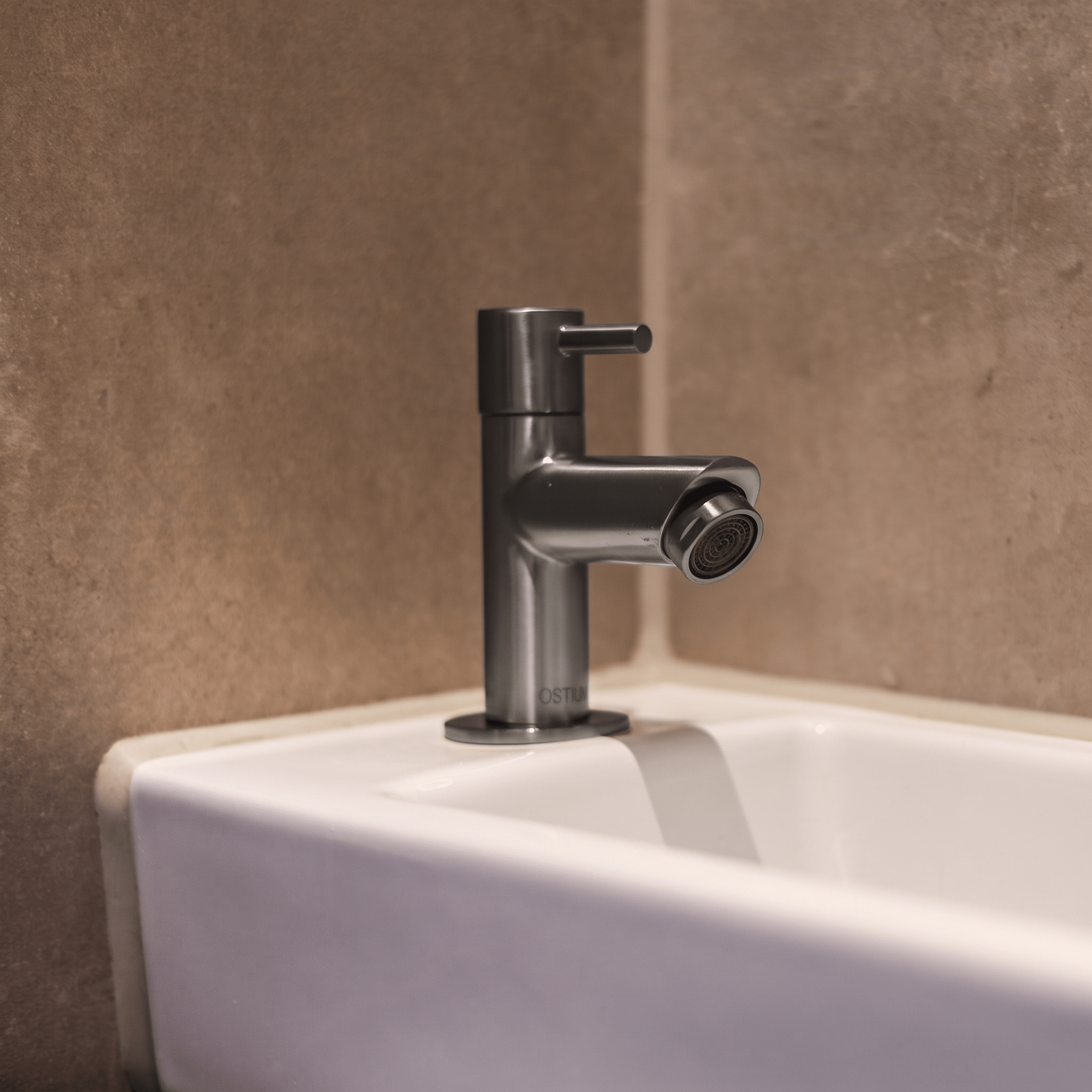 Aquila - Fonteinkraan Gun Metal - Koud Water – afbeelding 5
