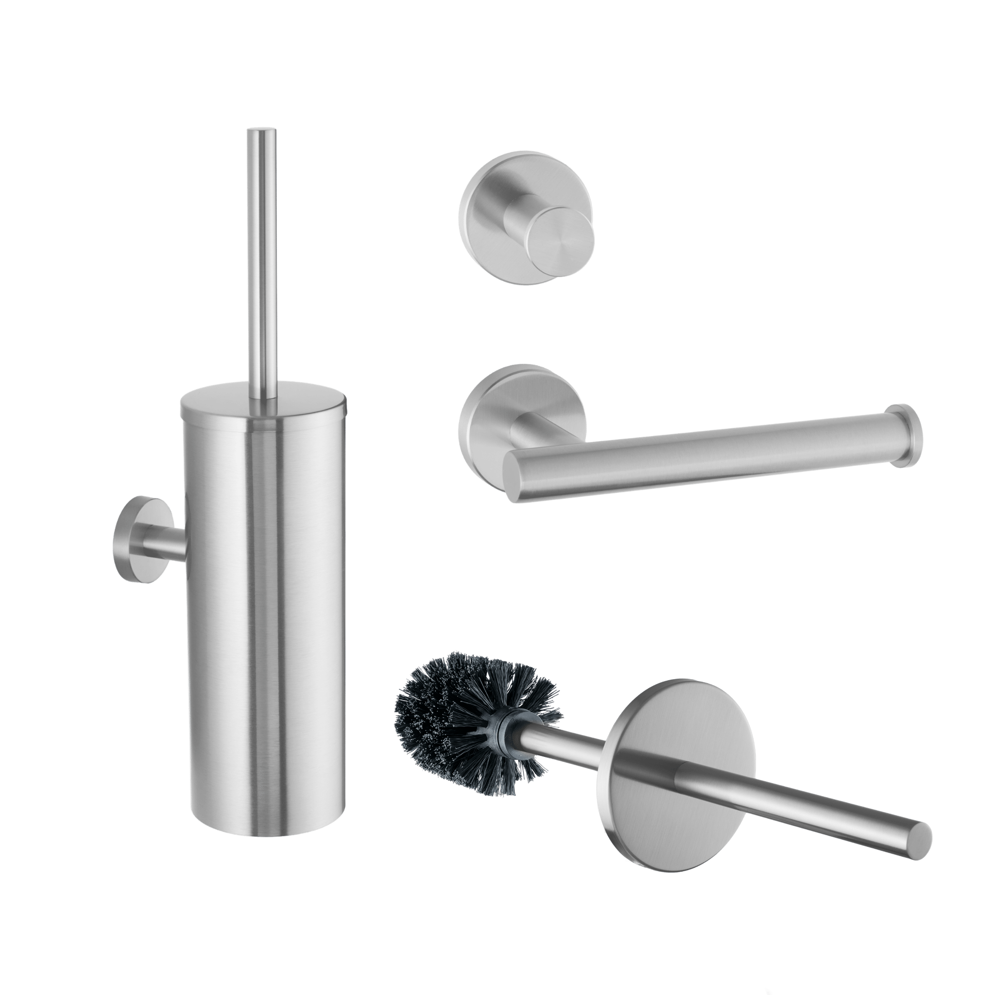 Stanio - Toiletset RVS - 3-delig