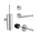 Stanio - Toiletset RVS - 3-delig