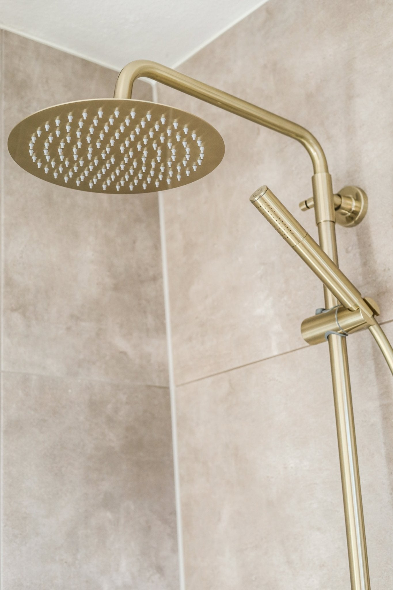 Novi - Douche dorée - ronde