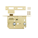 Serratura WC/Bagno con placca frontale Oro Opaco 