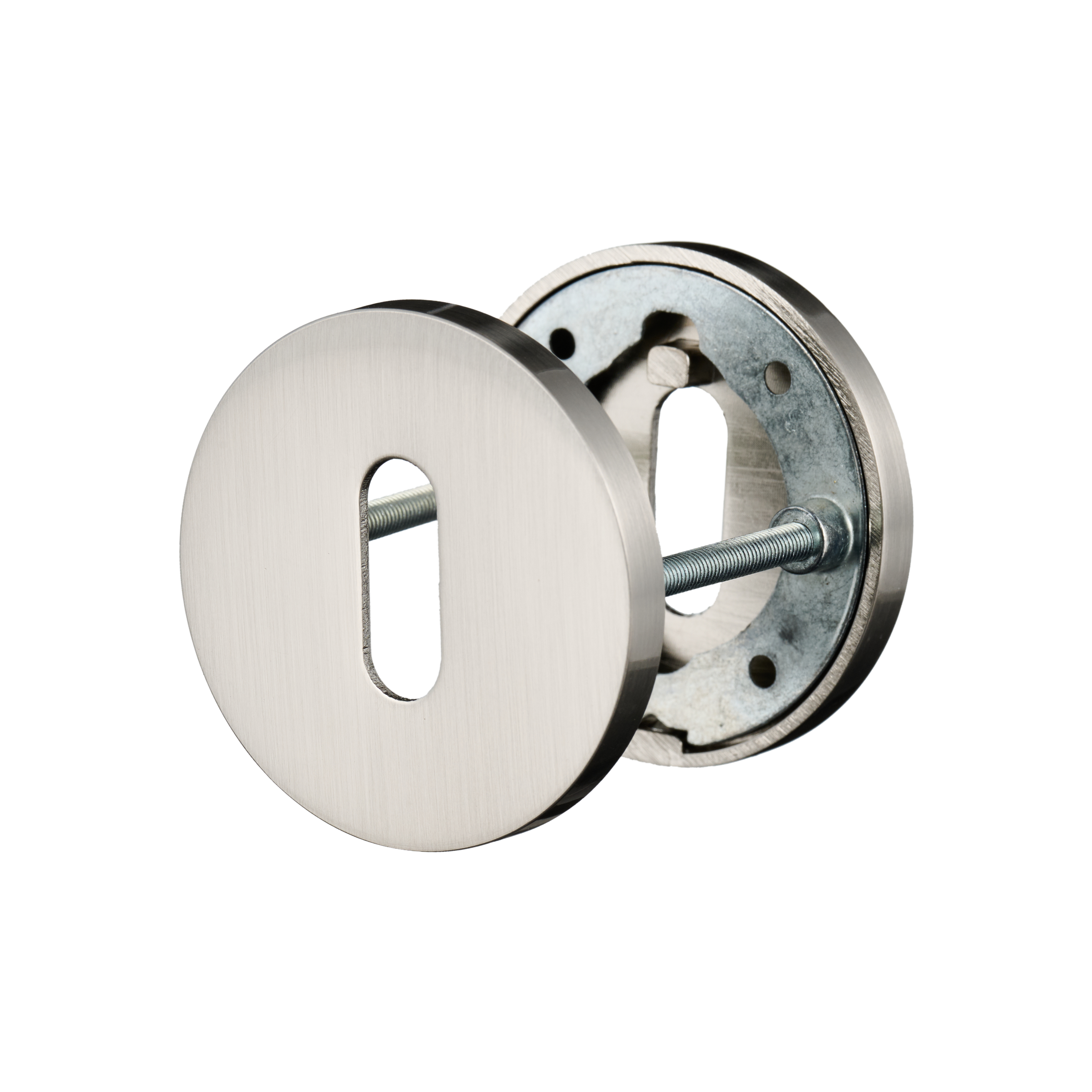 Arluno - Rozet Sleutelgat RVS Rond