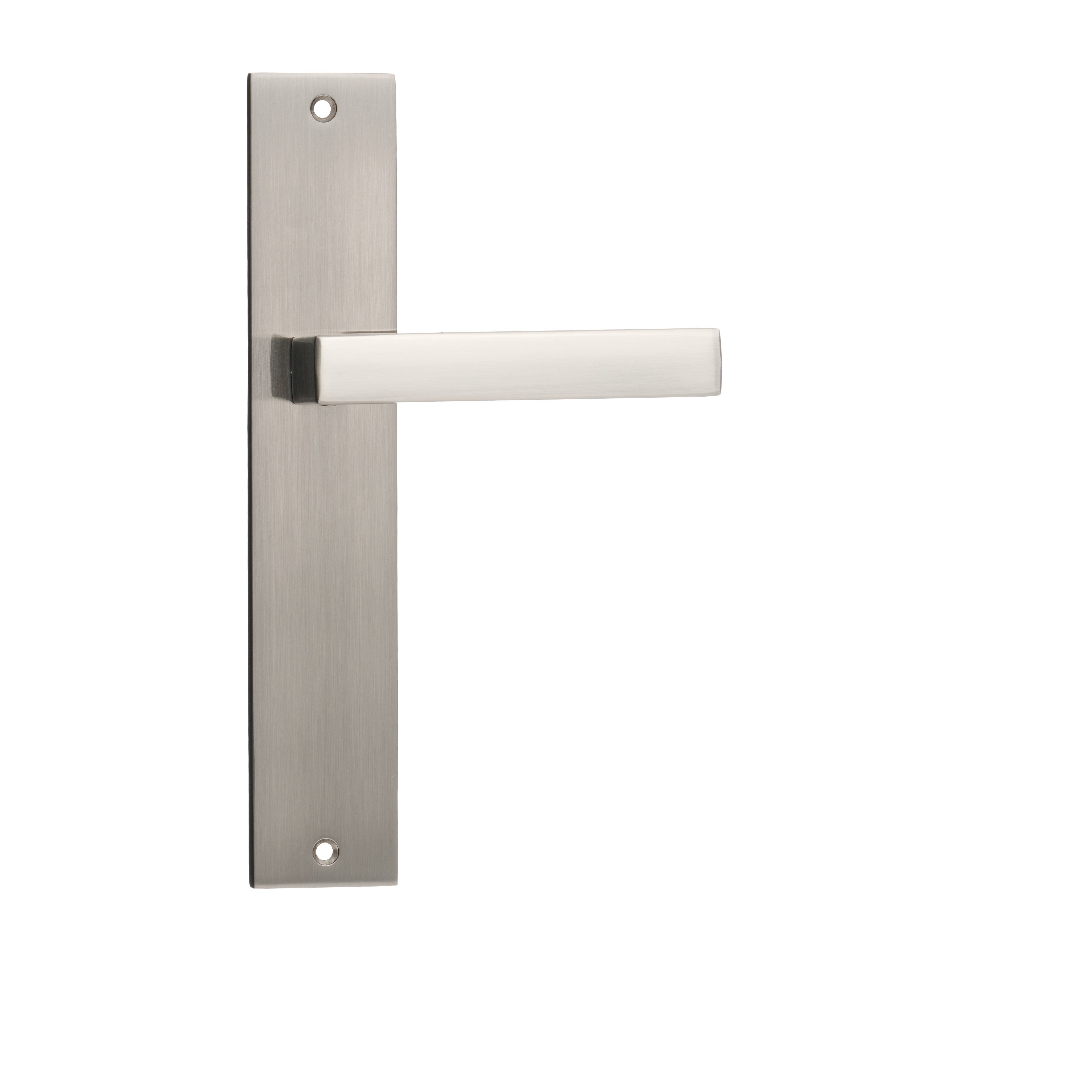 Ostiumhome® - Deurbeslag-  Deurklink op schild - RVS Zilver- Grado