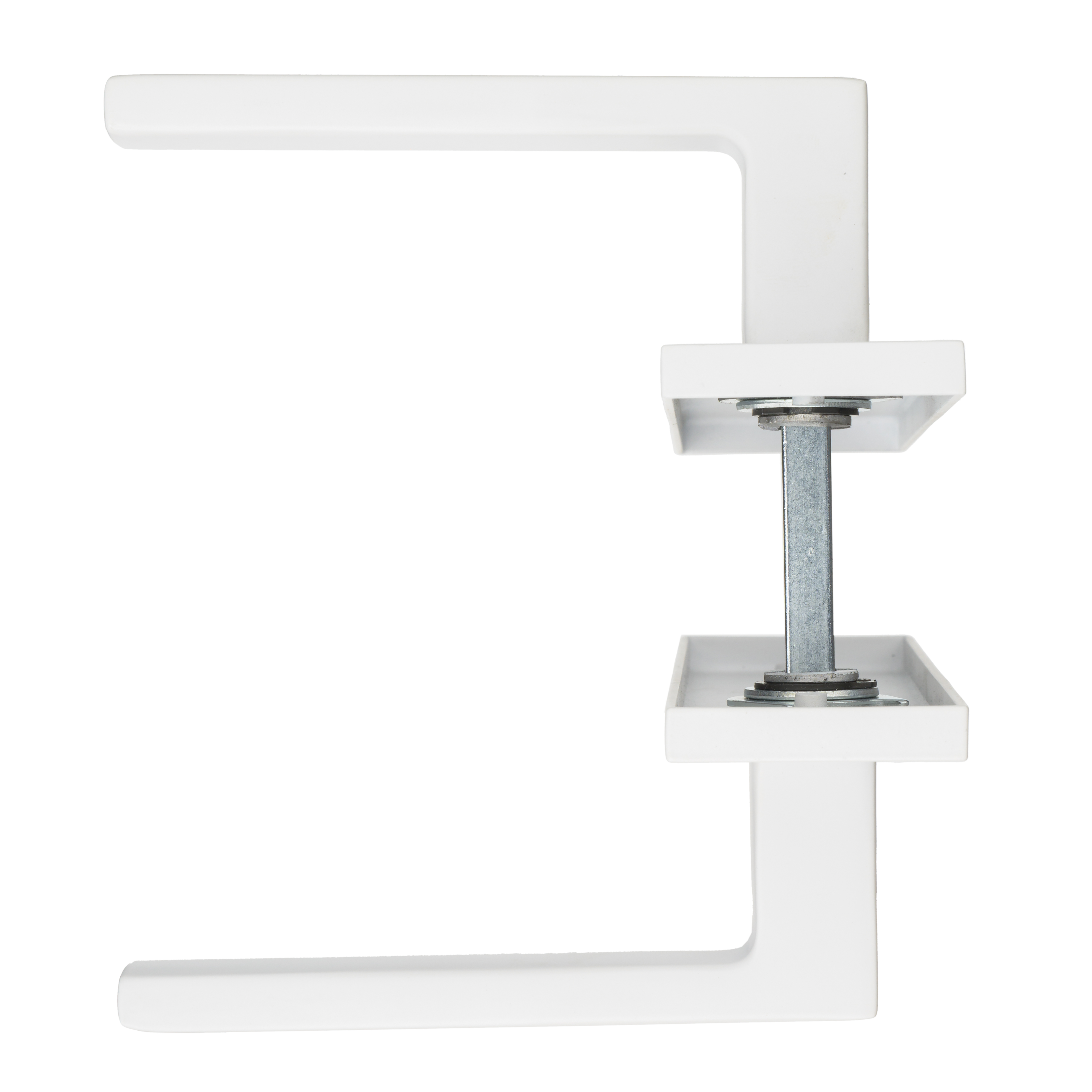 Ostiumhome® - Deurbeslag-  Deurklink op kort schild - Wit - Arezzo