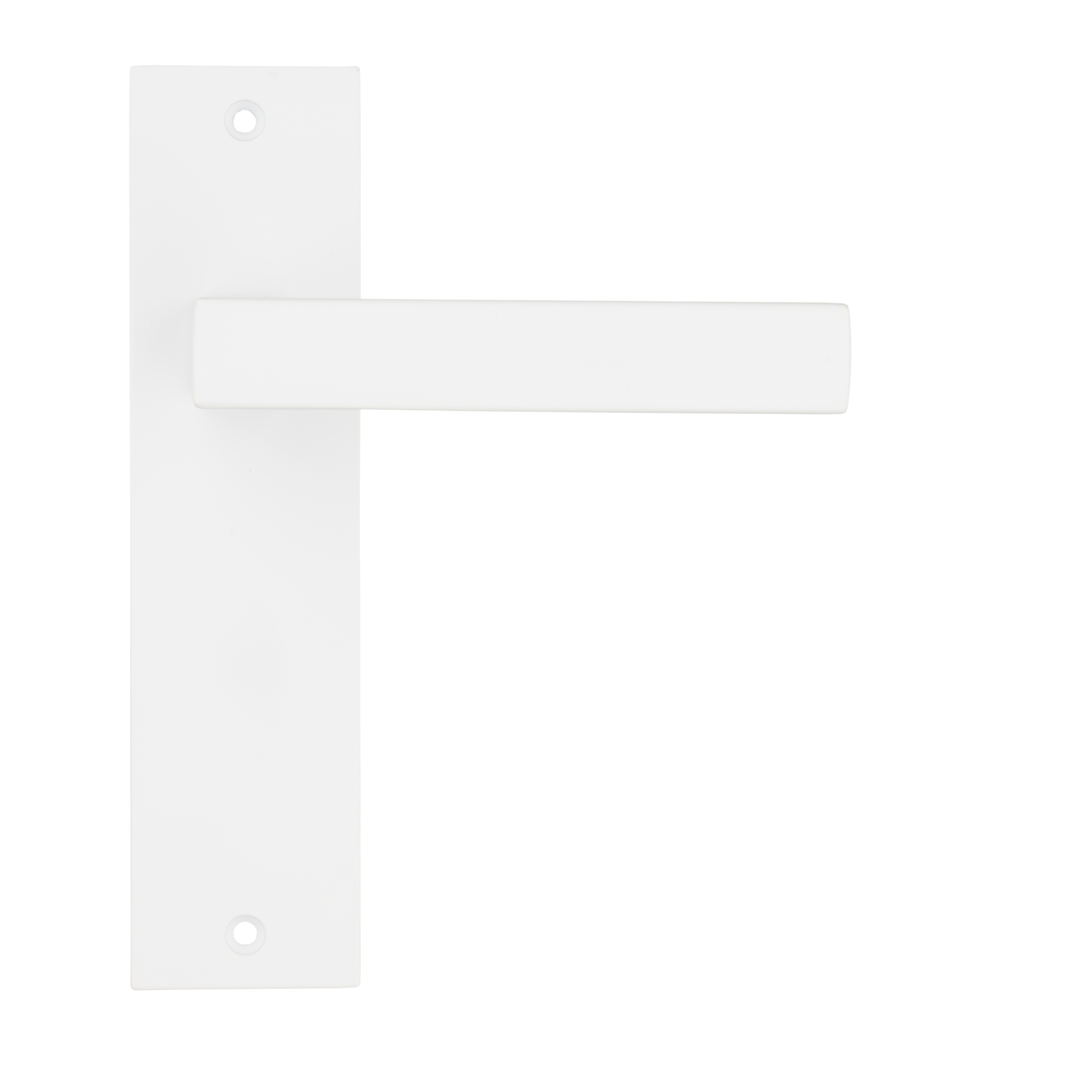 Ostiumhome® - Deurbeslag-  Deurklink op kort schild - Wit - Arezzo