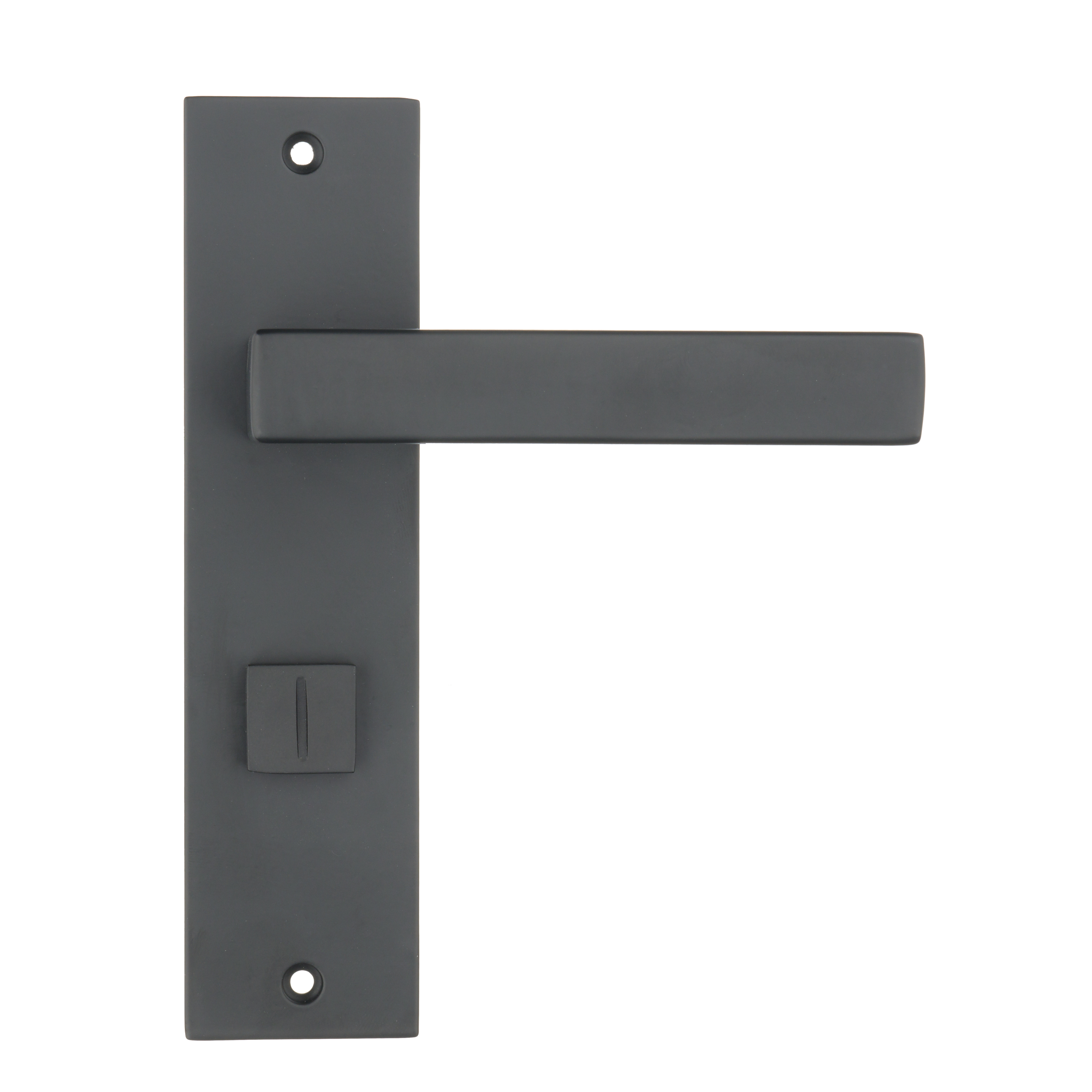 Ravello - Kort Schild - WC Slot - PC 63mm - Mat Zwart