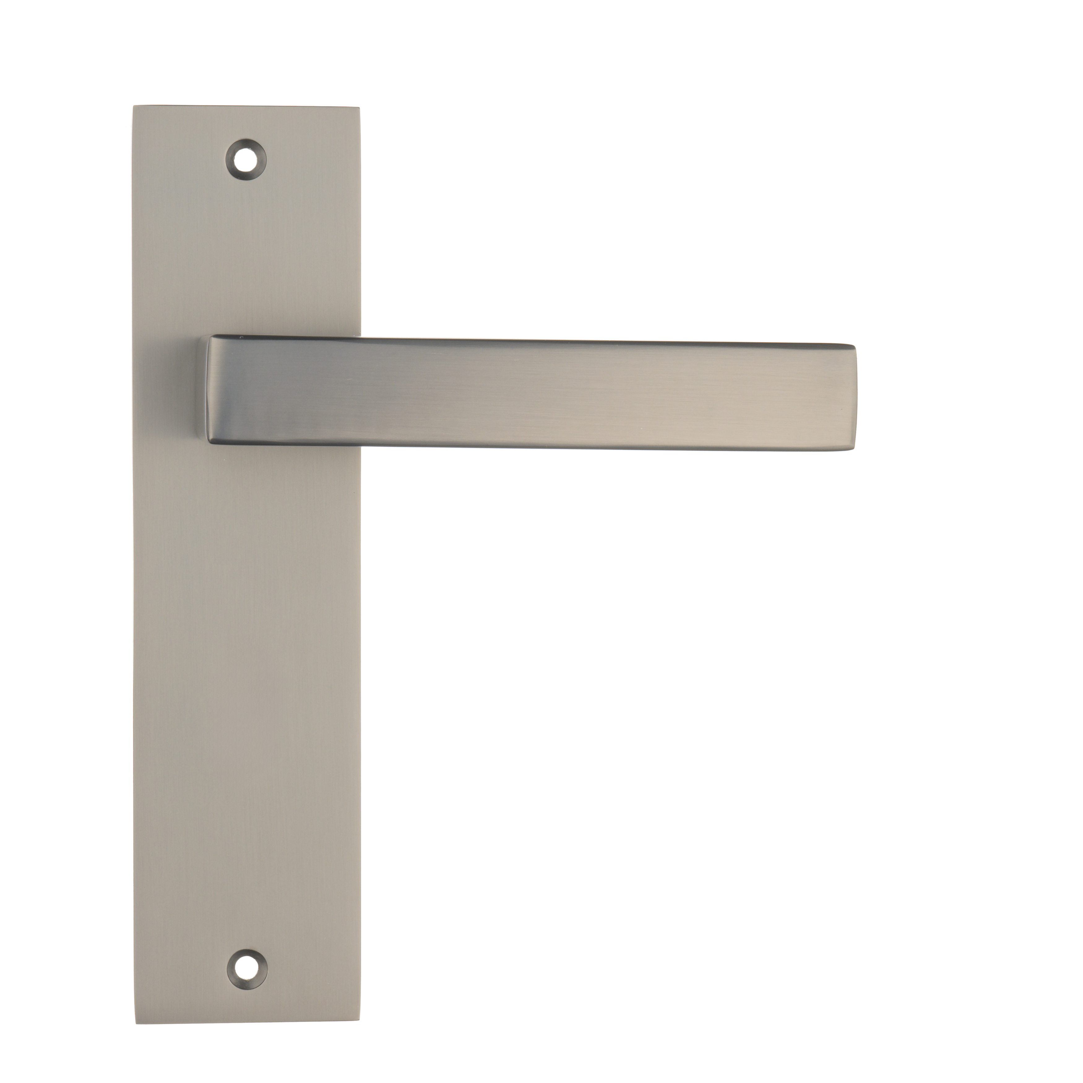 Ostiumhome® - Deurbeslag-  Deurklink op kort schild - Gun Metal - Novara