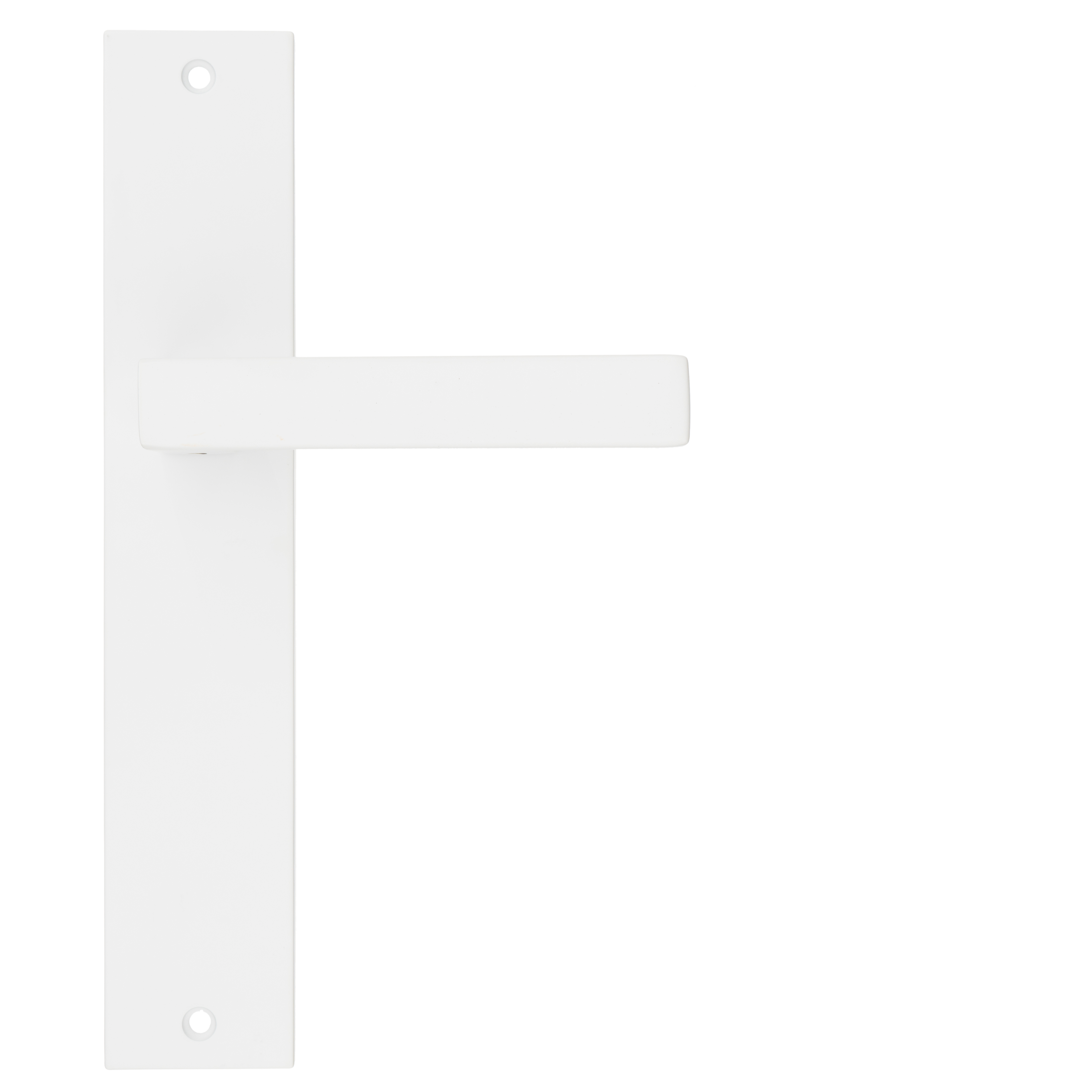 Ostiumhome® - Deurbeslag-  Deurklink op schild - Wit - Lorto