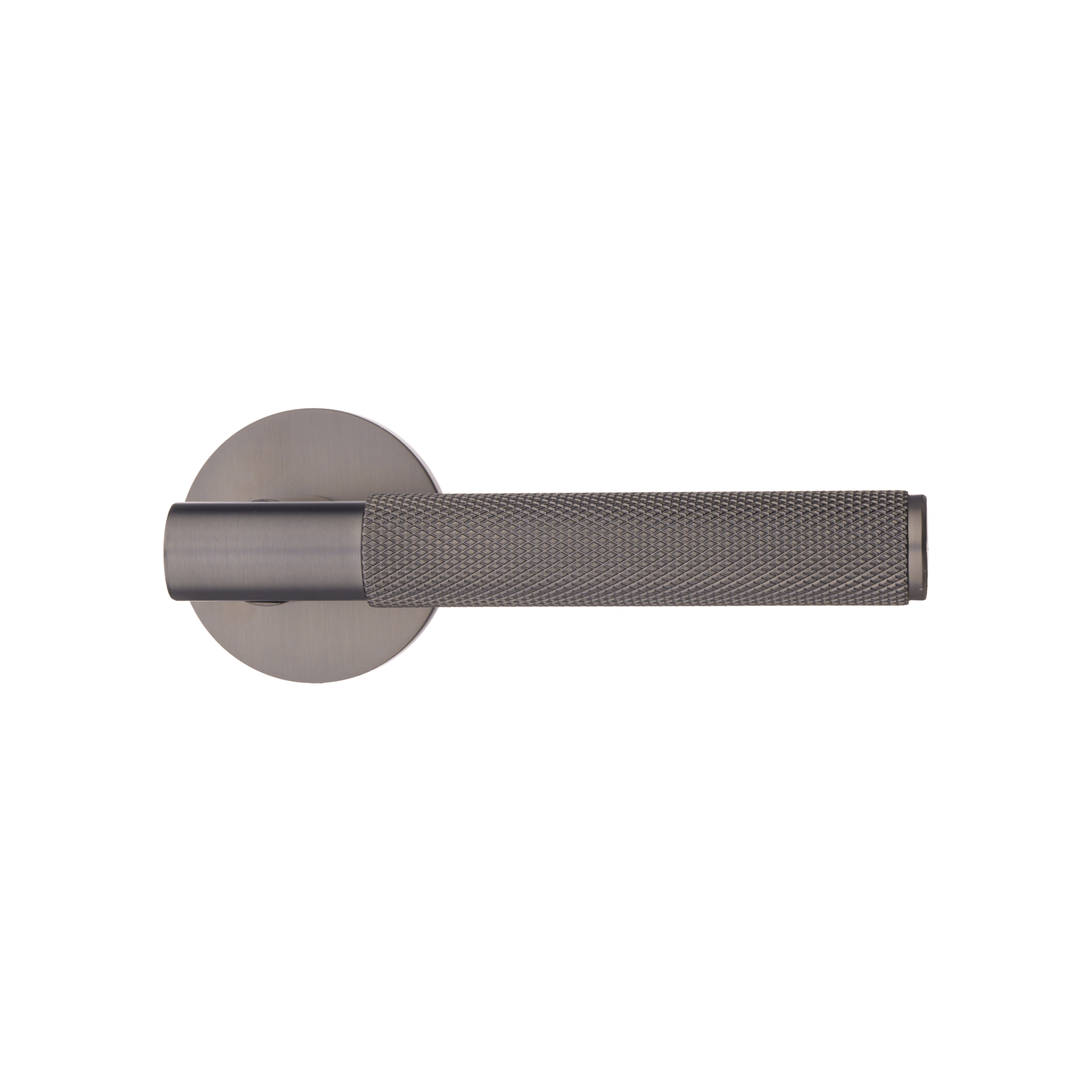 Basio - Deurbeslag Gun Metal - Diamond Cut