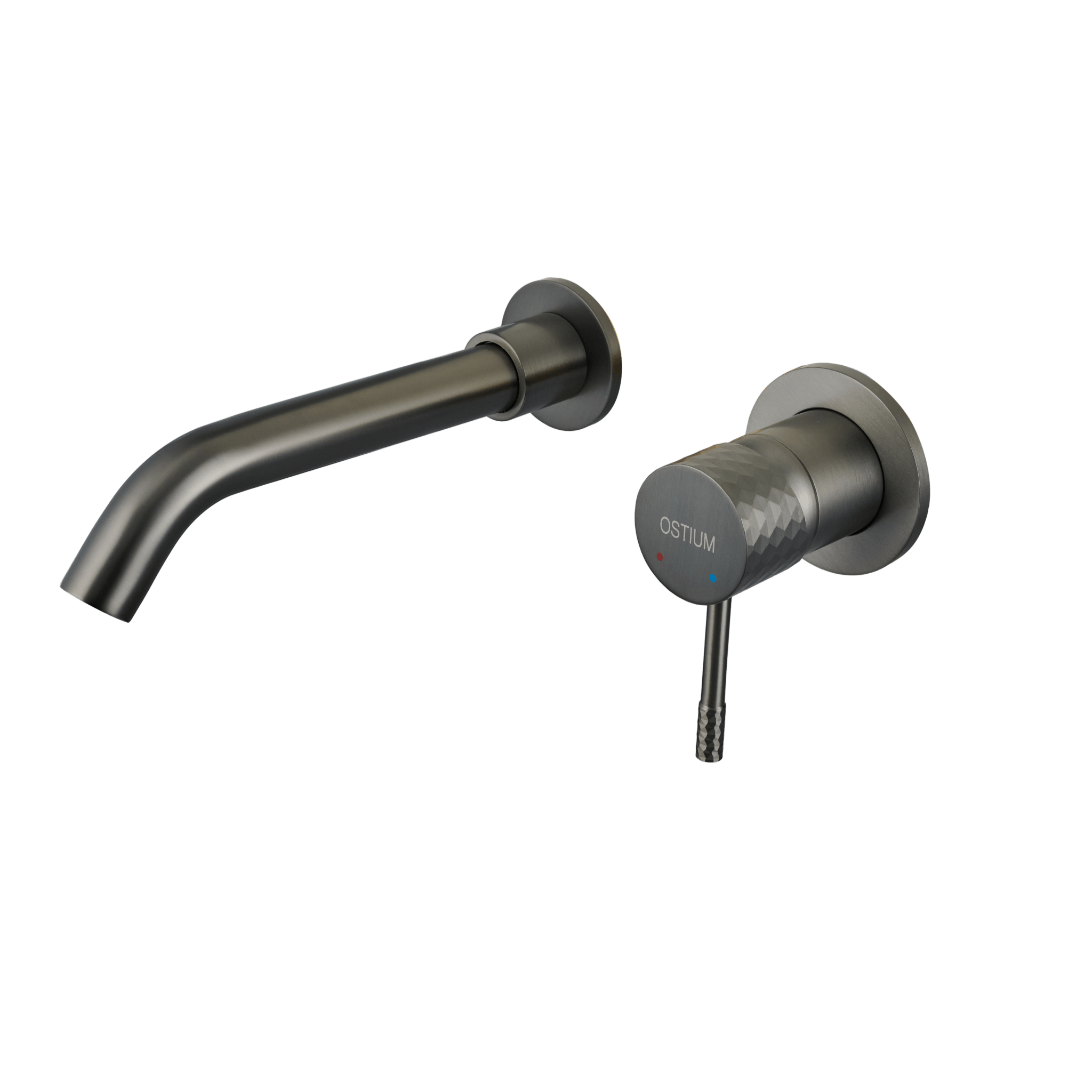 Lunari - Inbouw Wastafelkraan - Gun Metal