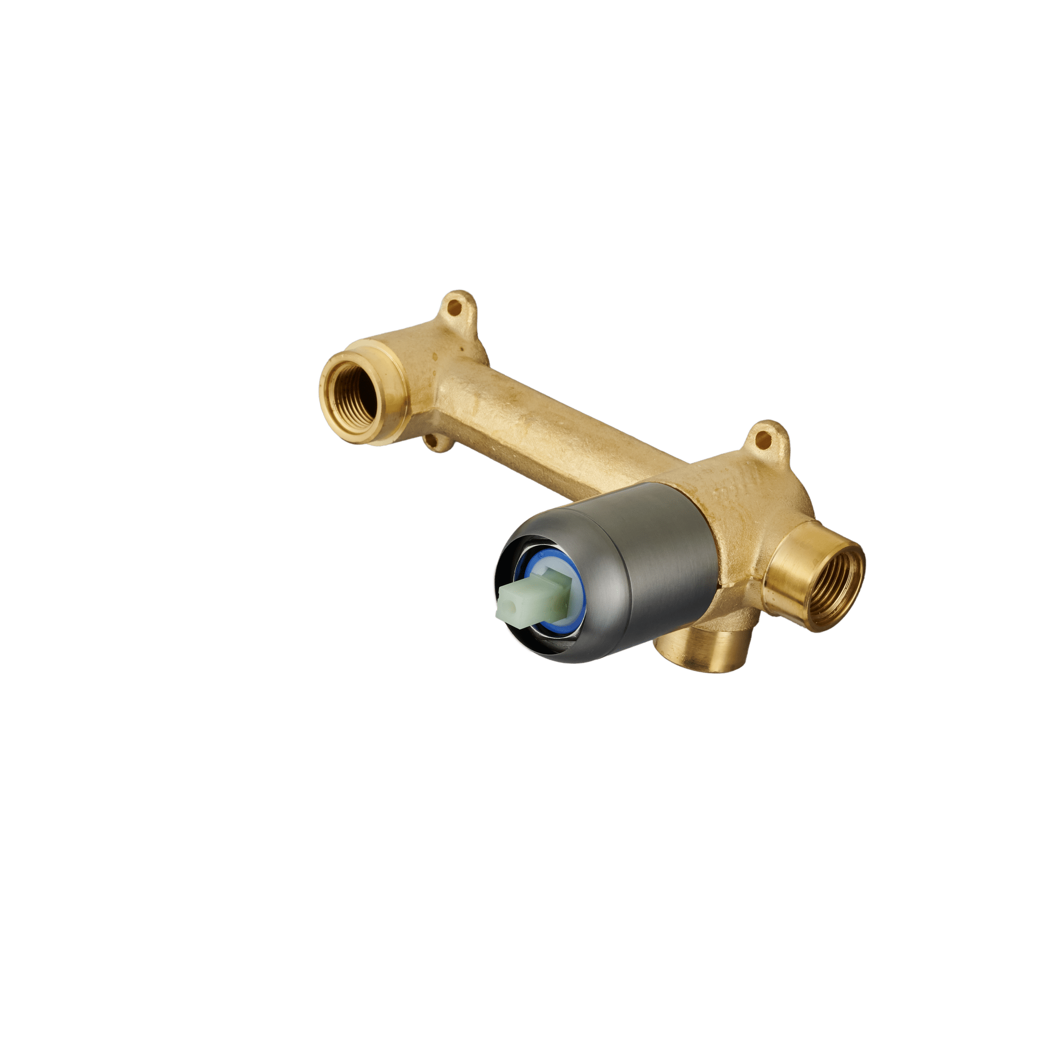 Lunari - Inbouw Wastafelkraan - Gun Metal