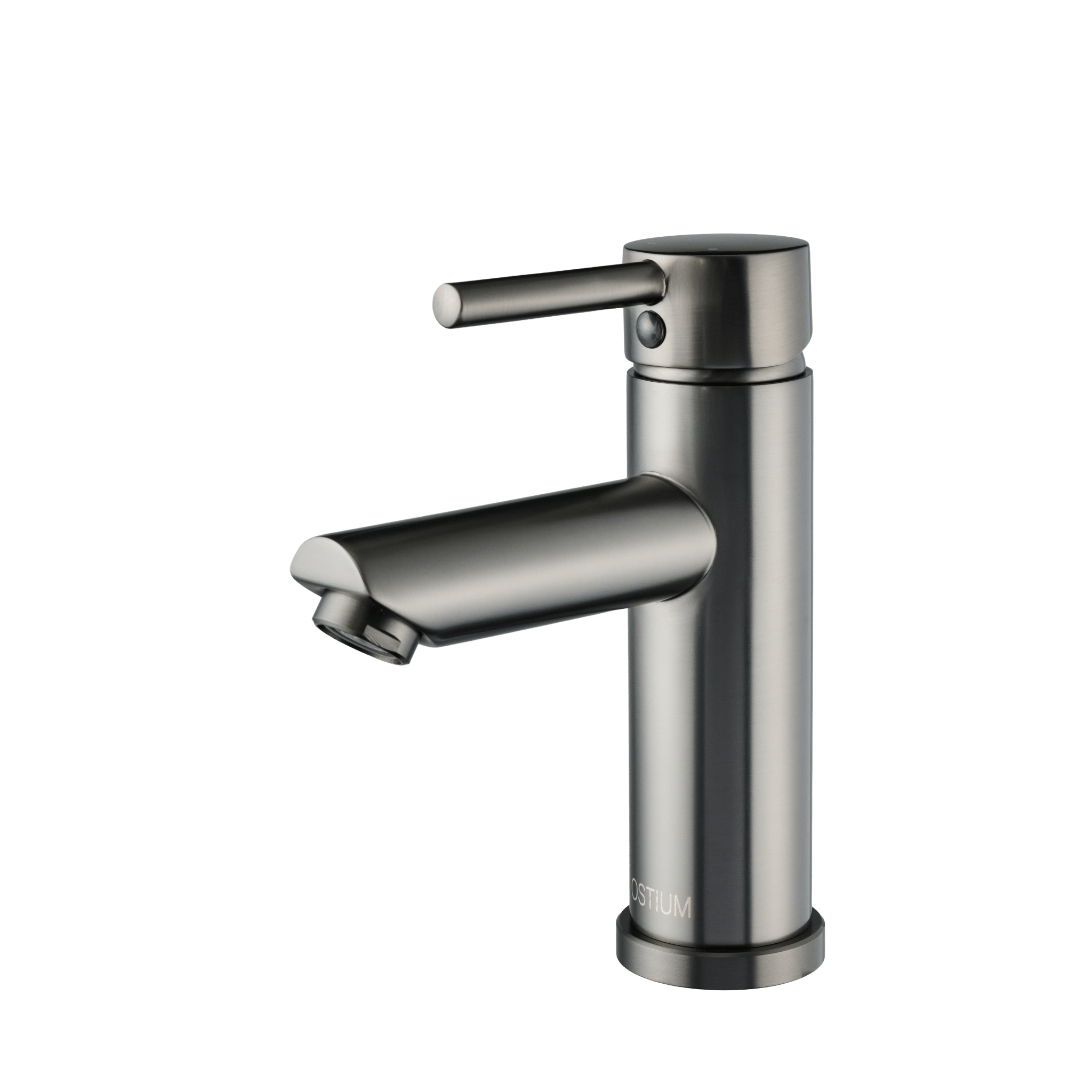 Atranti - Robinet de lavabo Gun Metal - Chaud/Froid