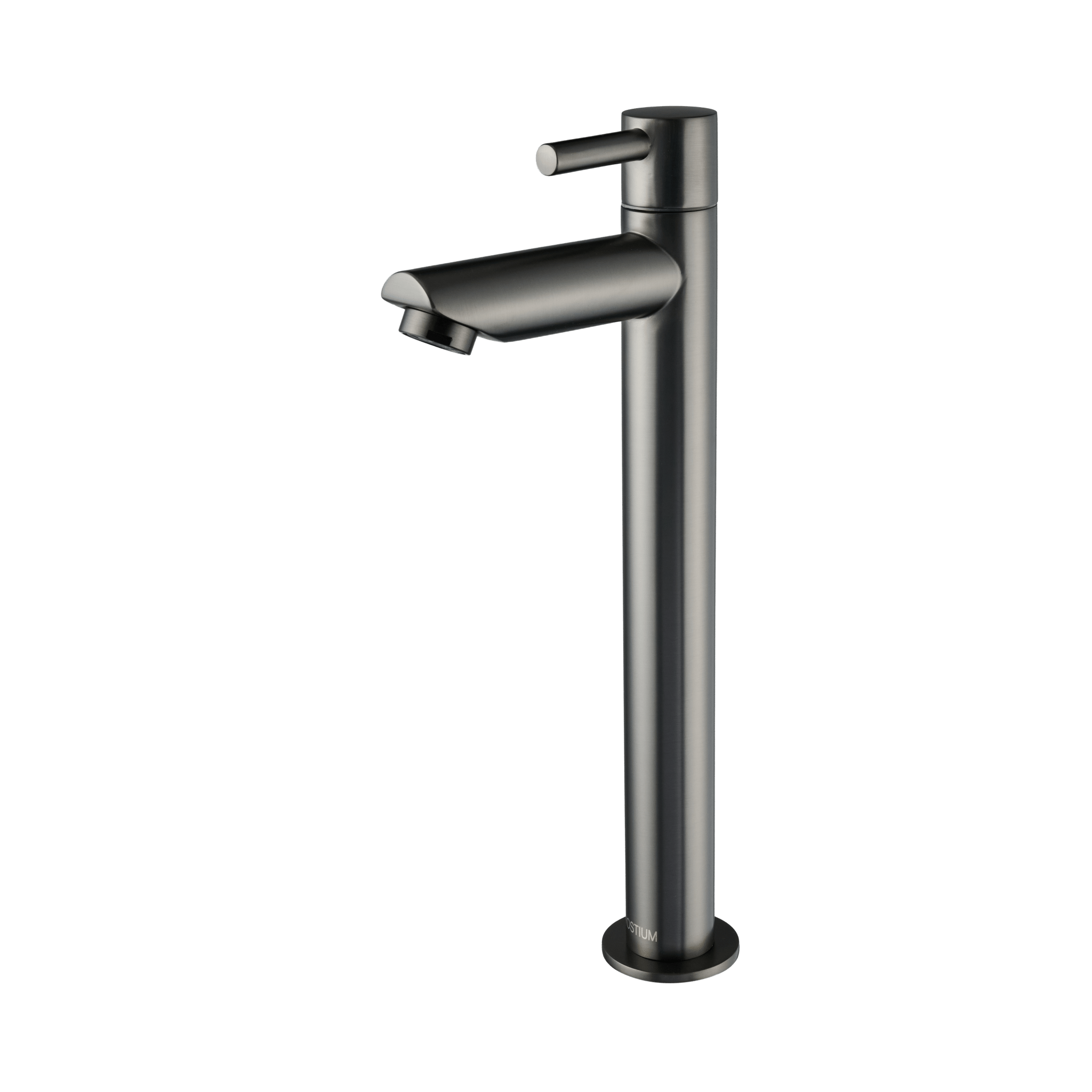 Altano - Hoge wastafelkraan Gun Metal - warm/koud