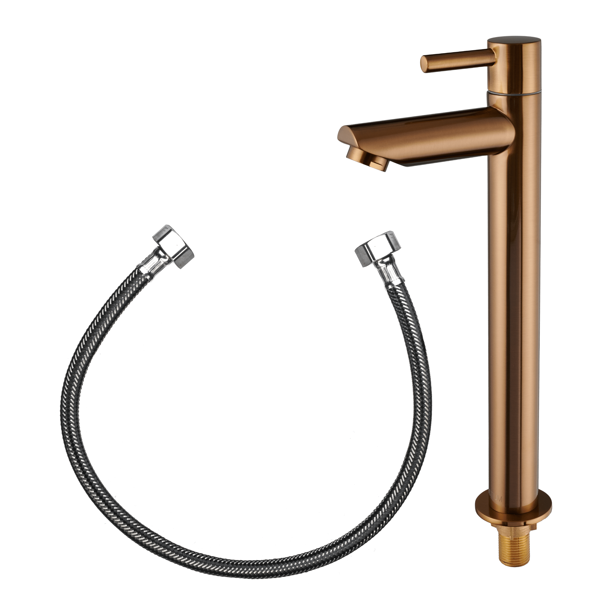 Altano - Hoge wastafelkraan Brons - warm/koud