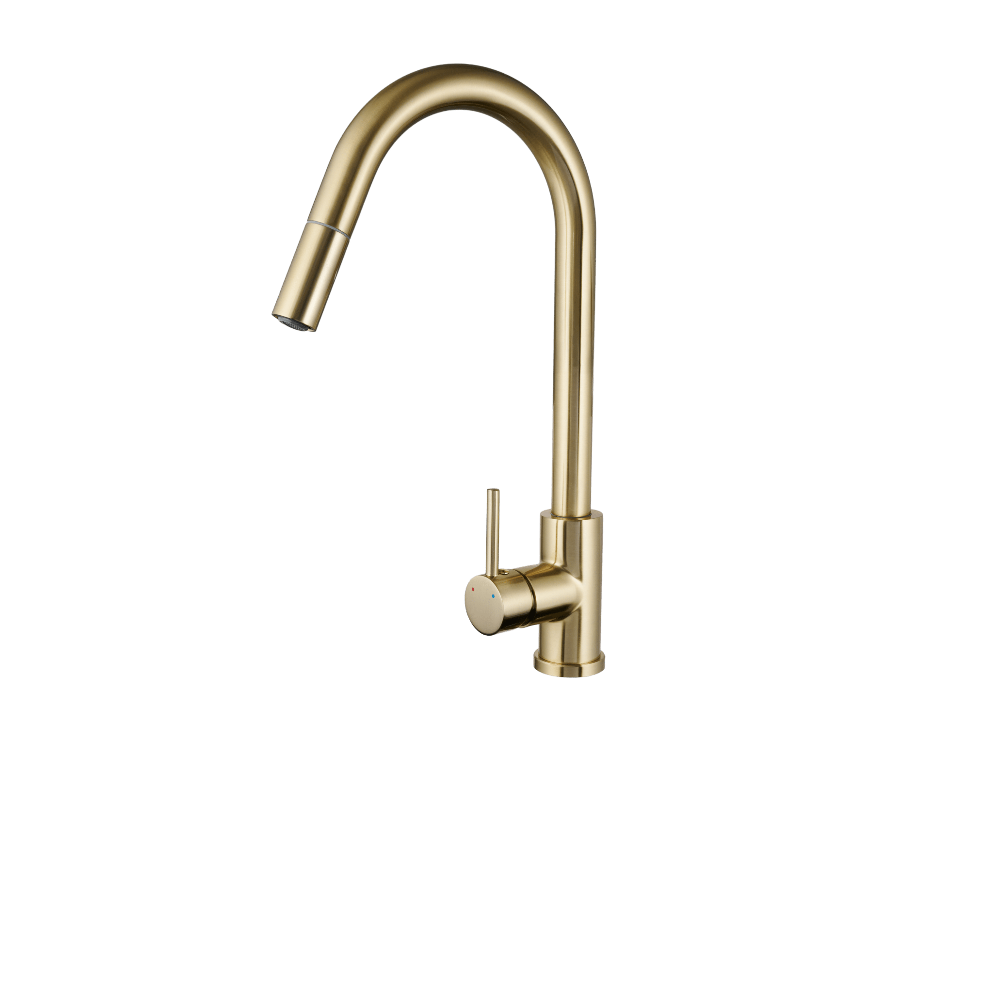 Silana - Gouden Keukenkraan - Uittrekbaar