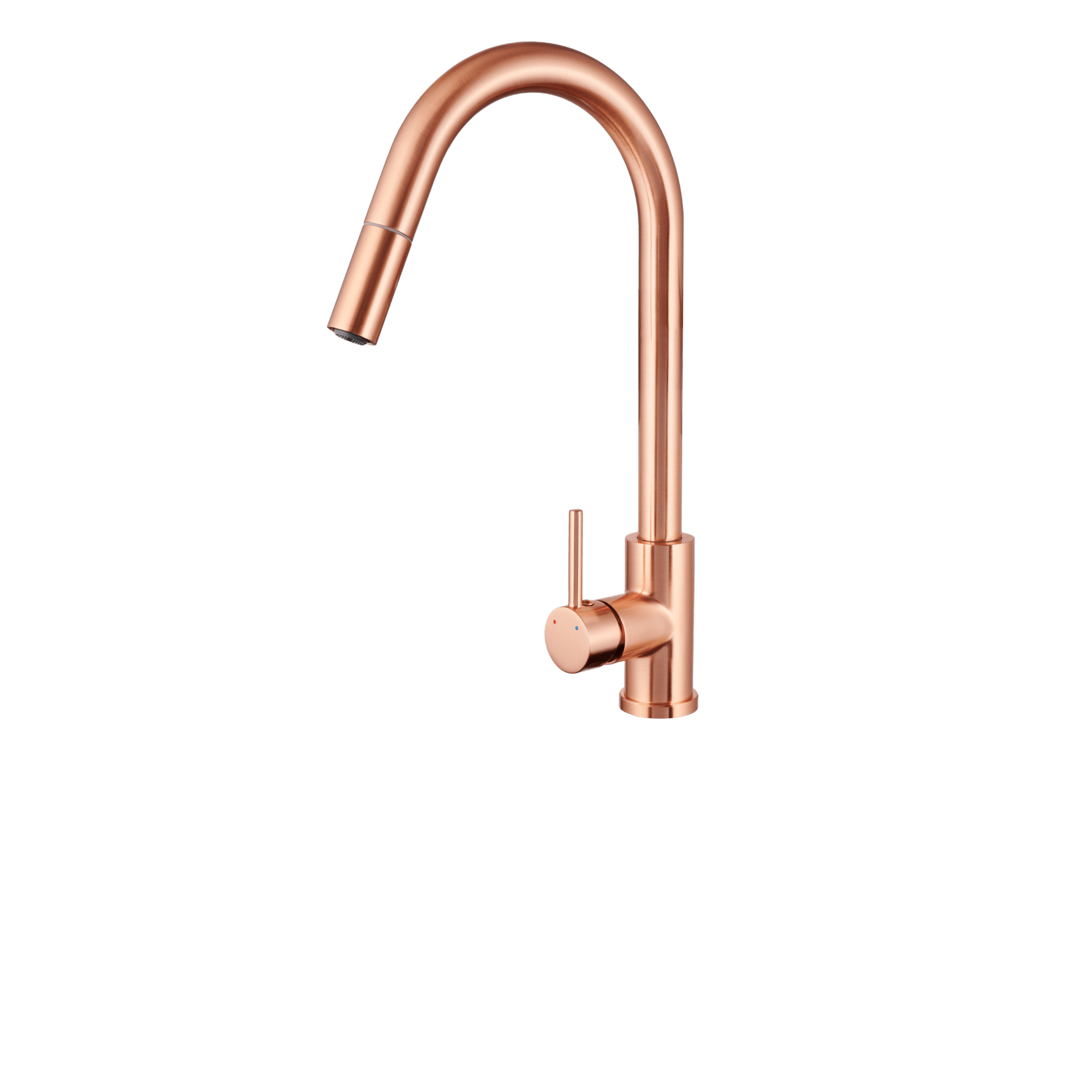 Silana - Koperen Keukenkraan - Uittrekbaar