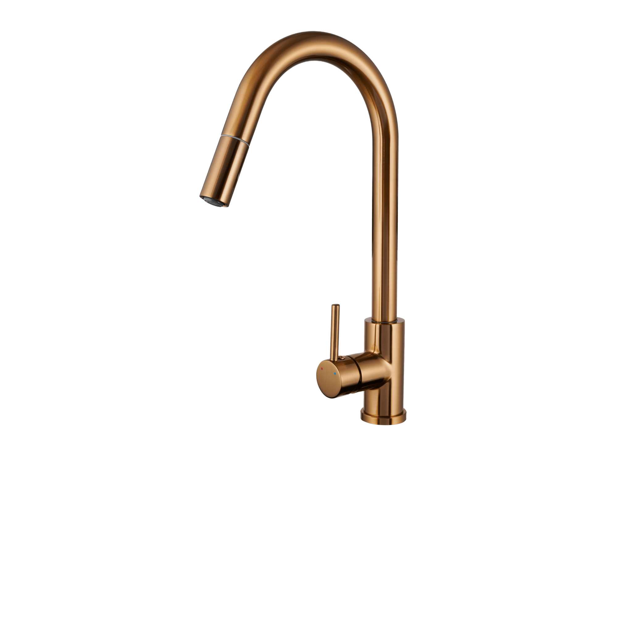 Silana - Bronzen Keukenkraan - Uittrekbaar