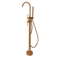Armonio - Freistehender Badarmatur Bronze - mit Handbrause