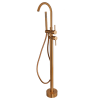 Armonio - Freistehender Badarmatur Bronze - mit Handbrause