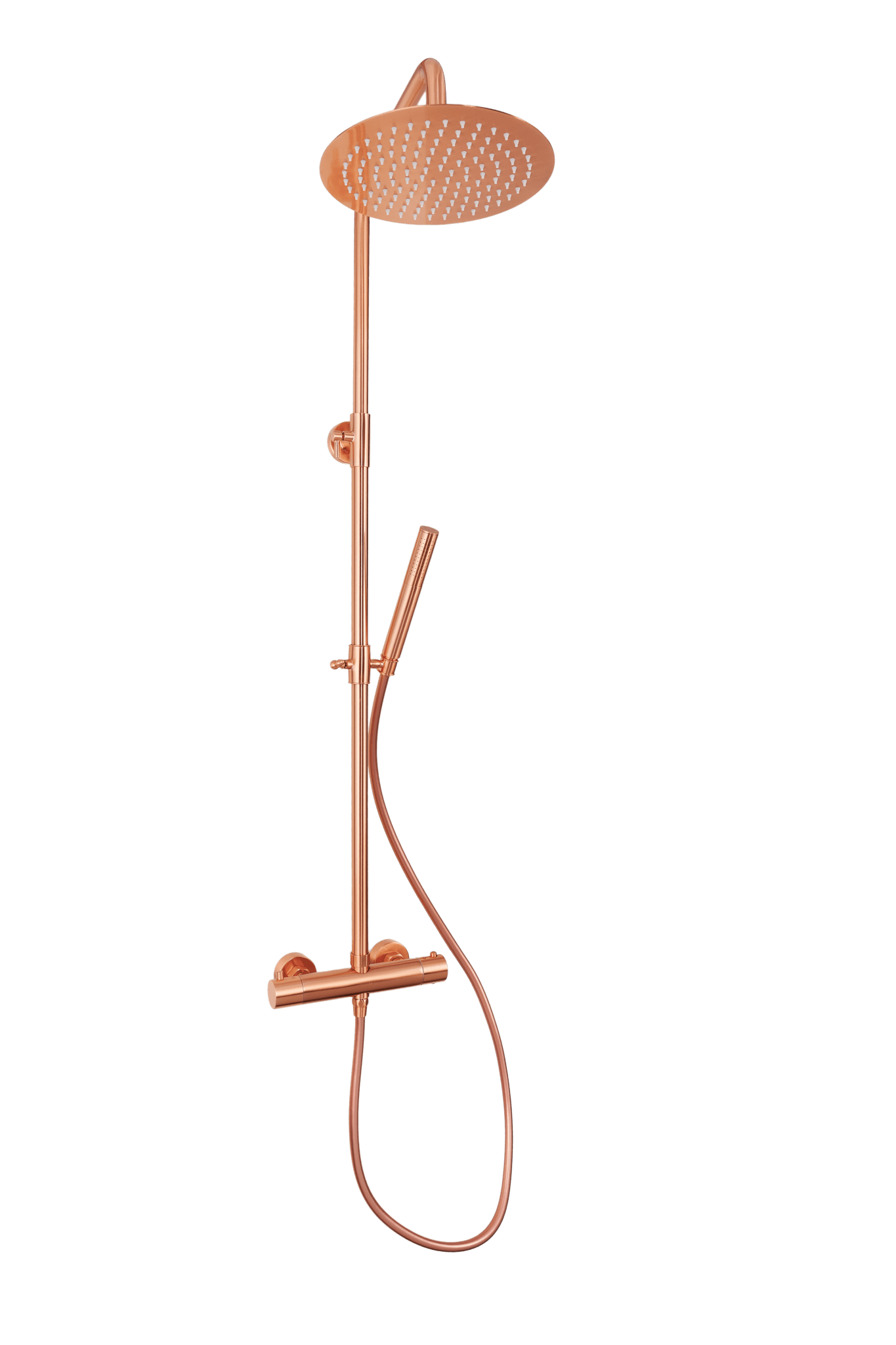 Novi - Koperen Douche - Rond