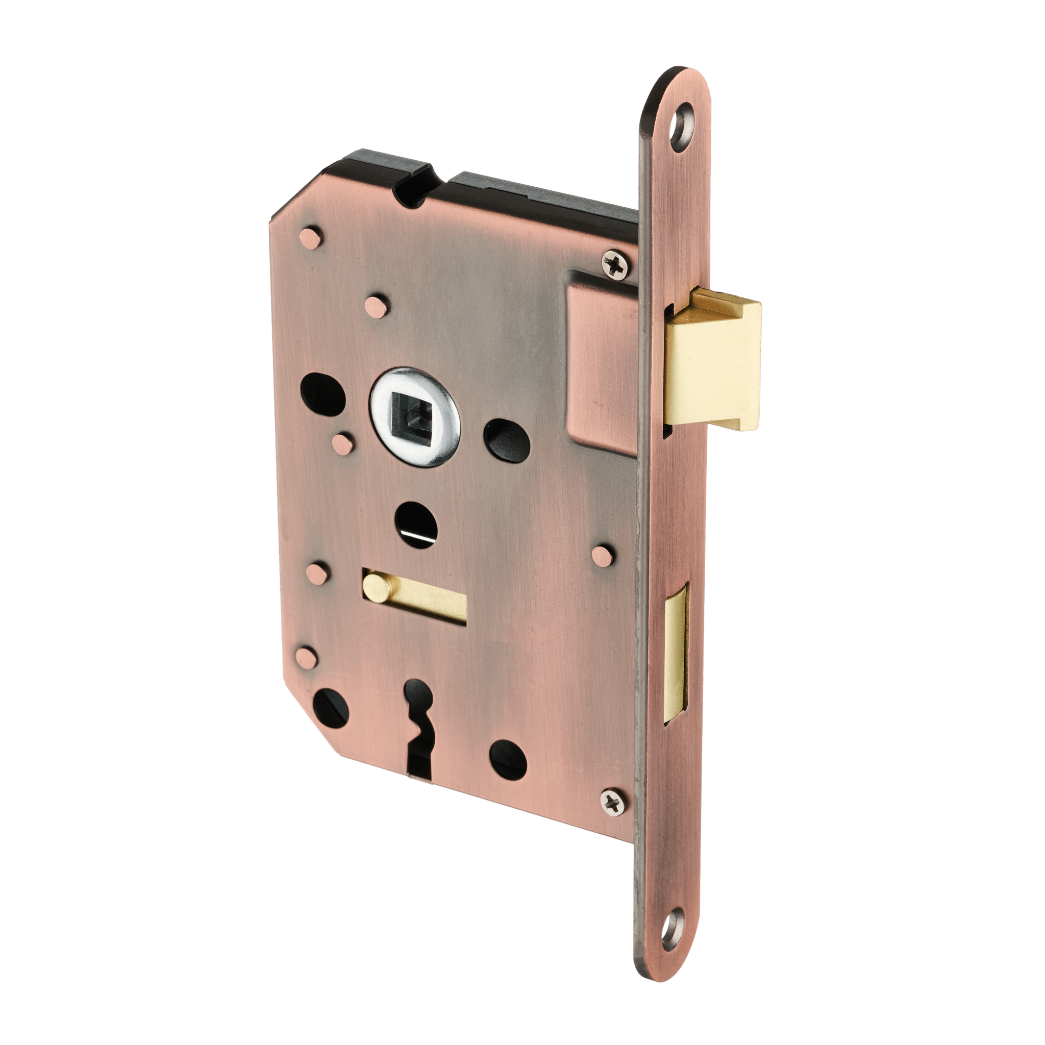 Serrure de piano en cuivre - Serrure à boucle avec trou de clé - SL56 mm