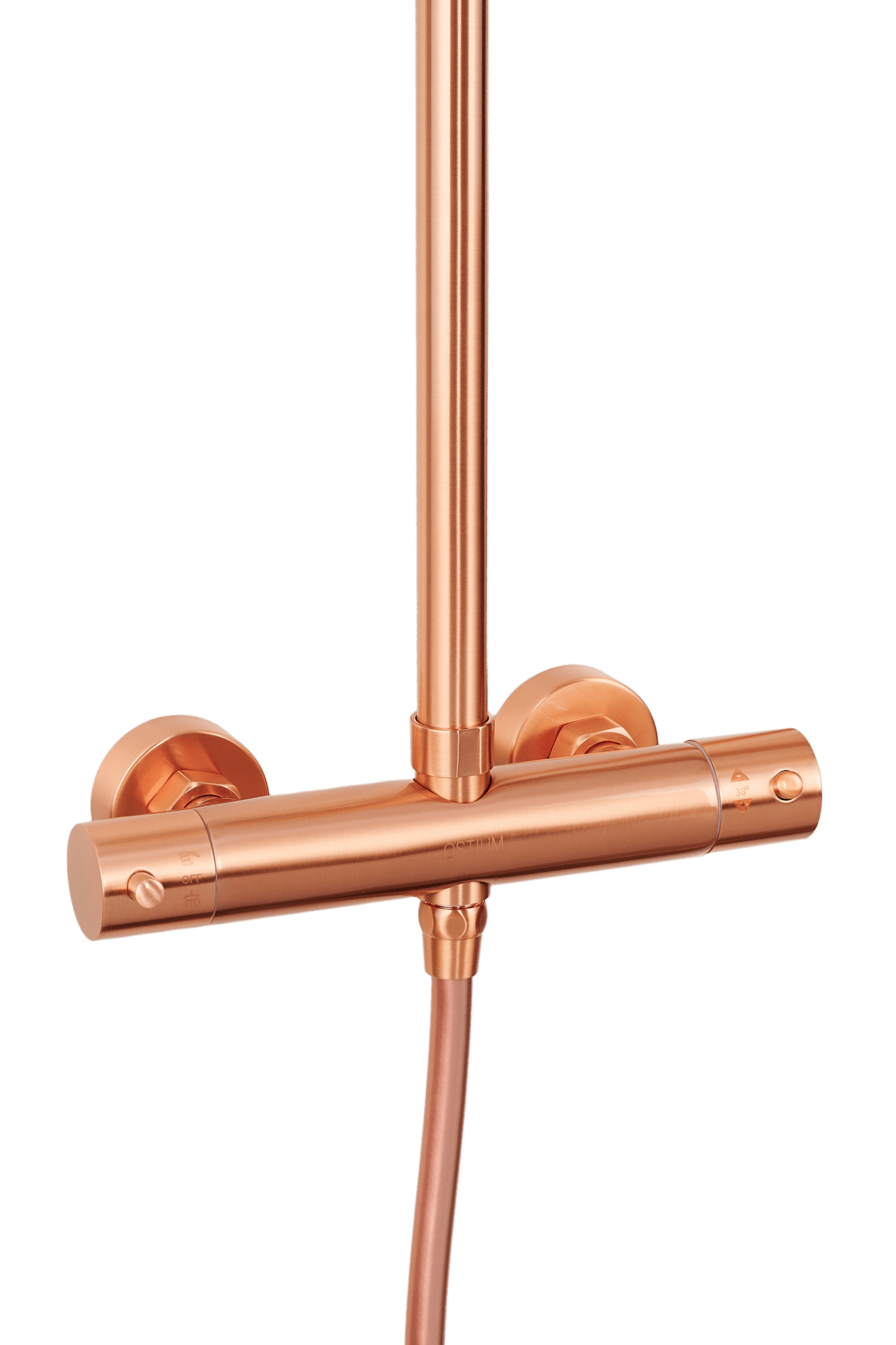 Novi - Koperen Douche - Rond