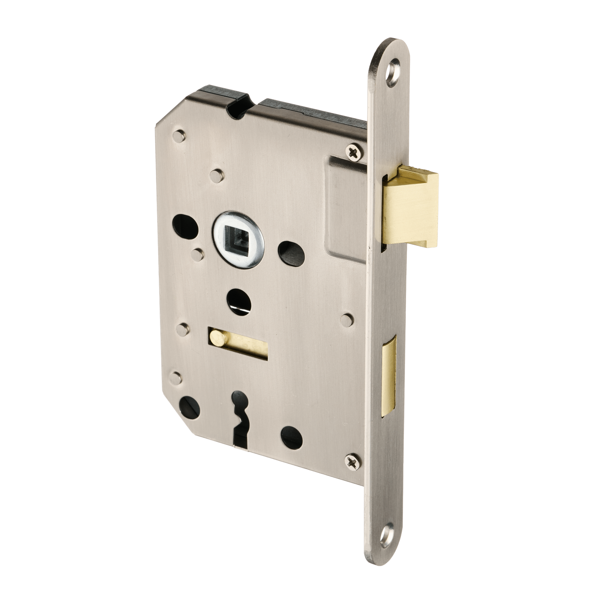 Serrure de piano en acier inoxydable - Serrure à boucle avec trou de clé - SL56 mm