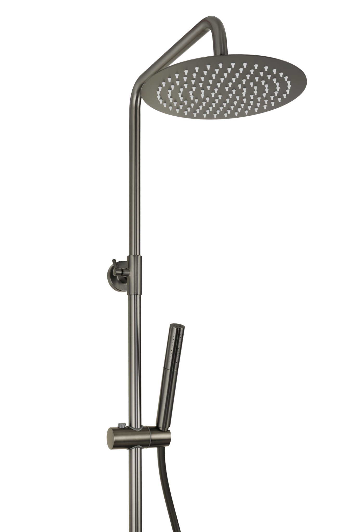 Novi - Douche Gun Metal - rond