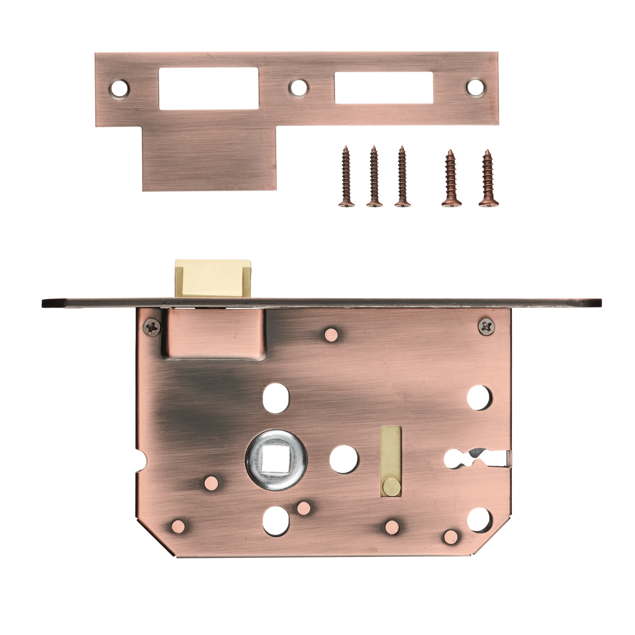 Serrure de piano en cuivre - Serrure à boucle avec trou de clé - SL56 mm