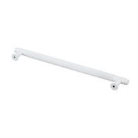 Handgreep Wit - diamond cut - 224mm/256mm