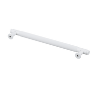 Handgreep Wit - diamond cut - 192mm/224mm