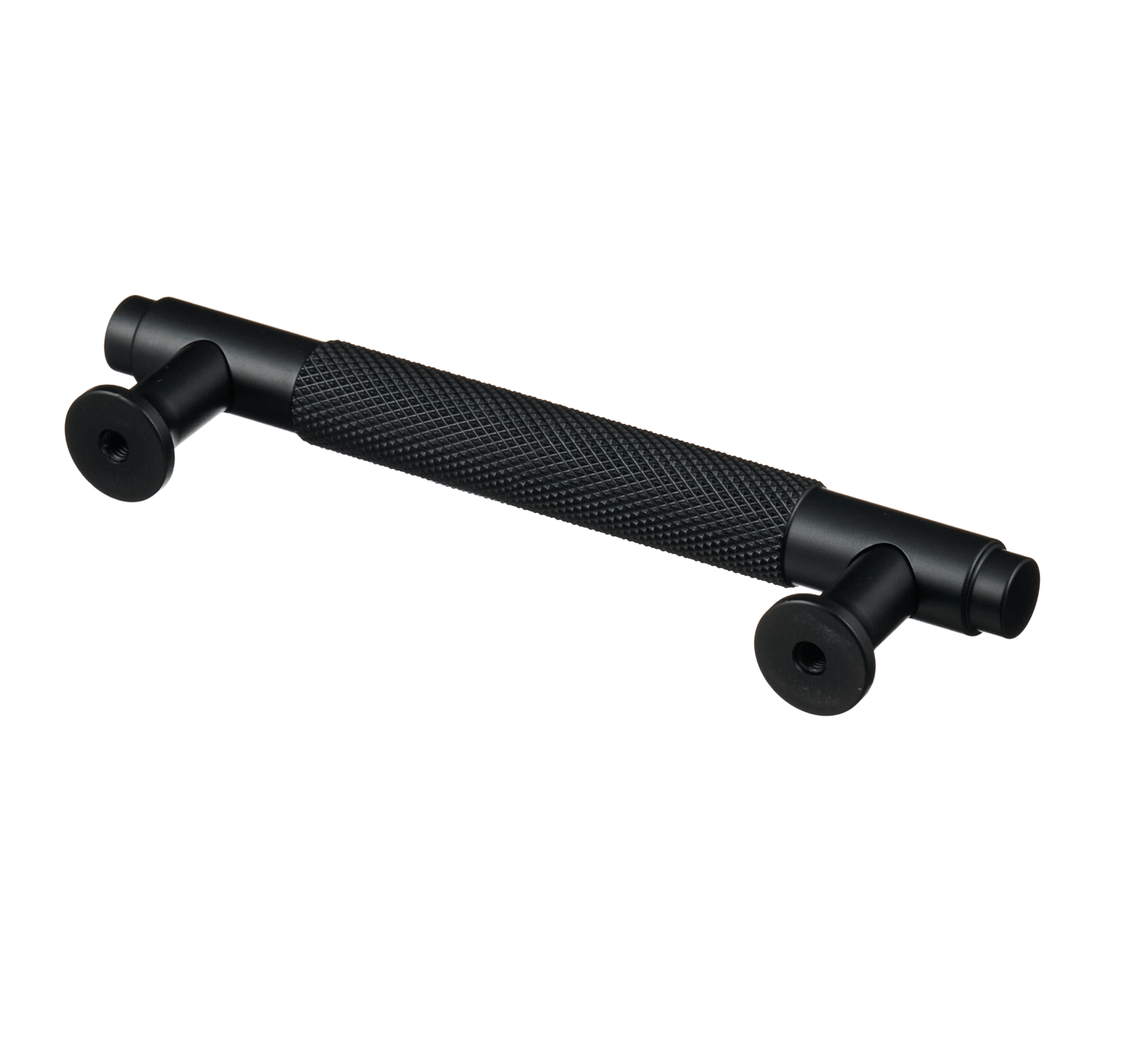 Handgreep Zwart - diamond cut - 96mm/130mm