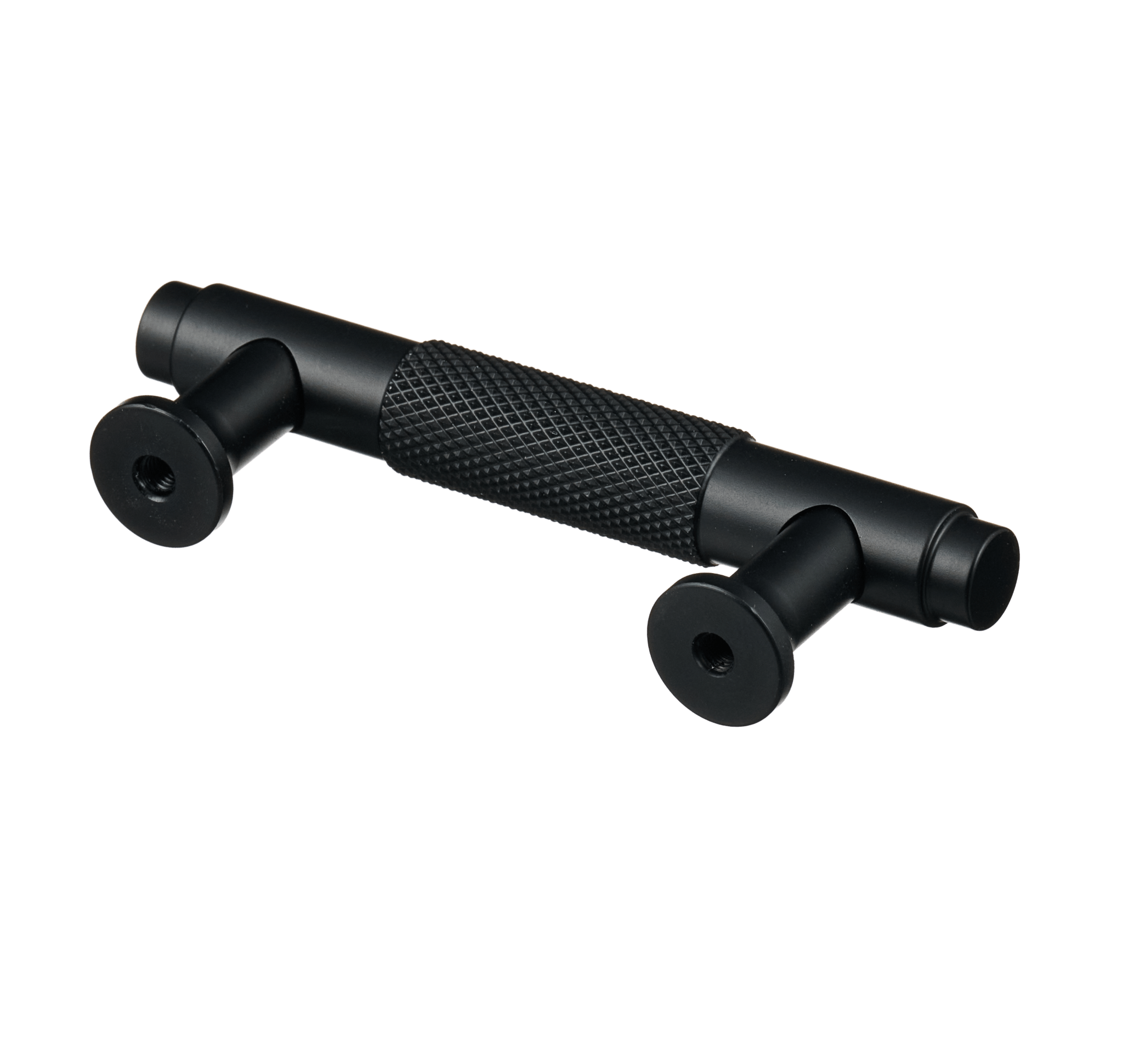 Handgreep Zwart - diamond cut - 64mm/98mm