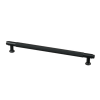 Handgreep Zwart - diamond cut - 224mm/256mm